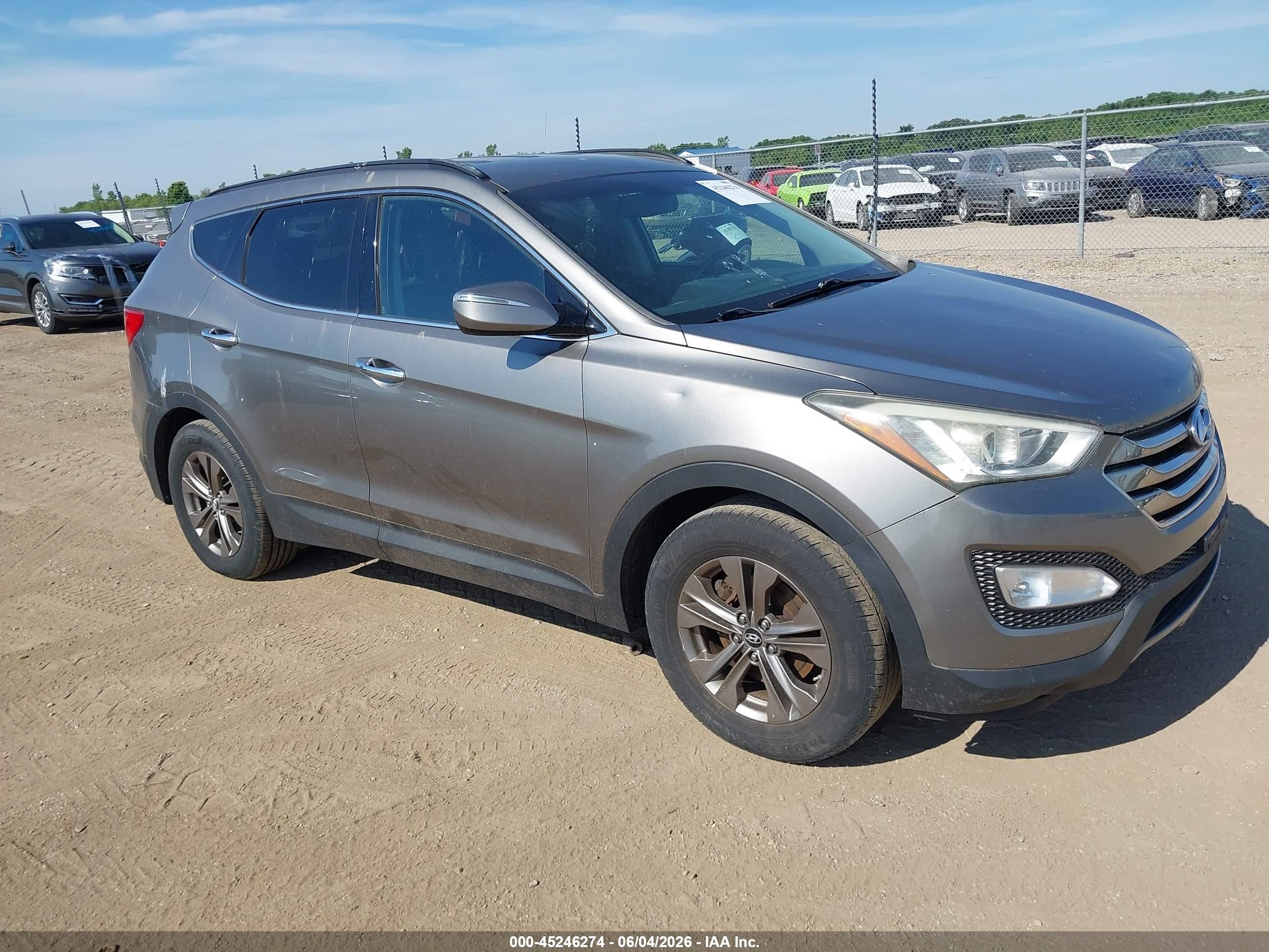 2013 Hyundai Santa Fe Sport, VIN 5XYZU3LBXDG057381 — Normal wear