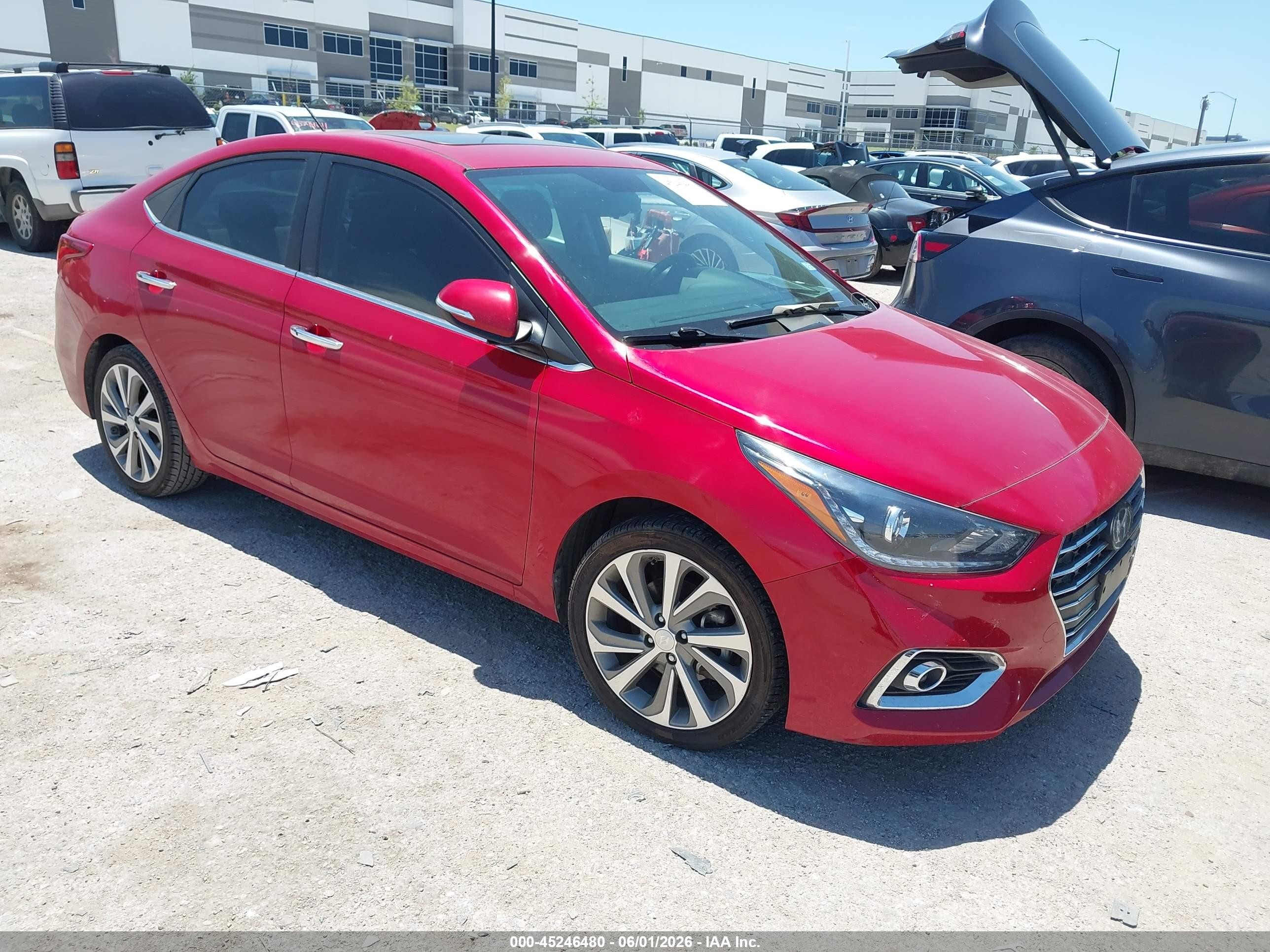 2022 Hyundai Accent Limited, VIN 3KPC34A63NE169779 — Side