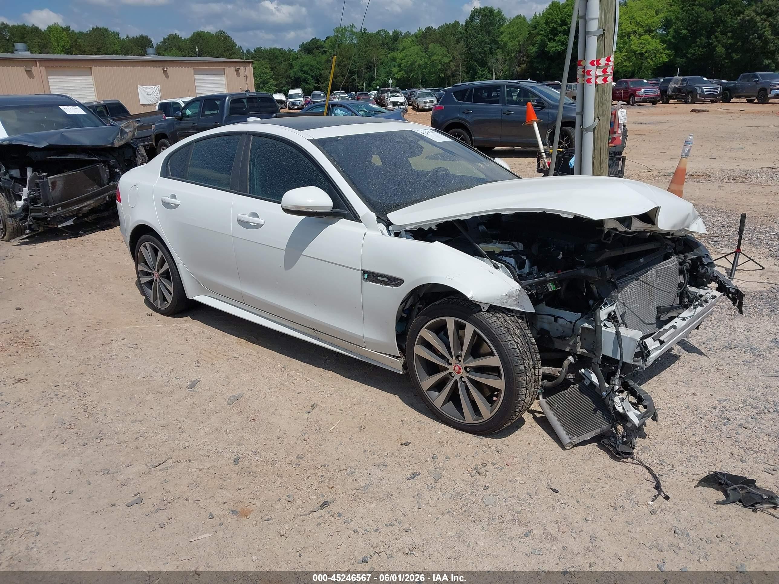 2018 Jaguar XE, VIN SAJAF4GX5JCP37659 — Front end