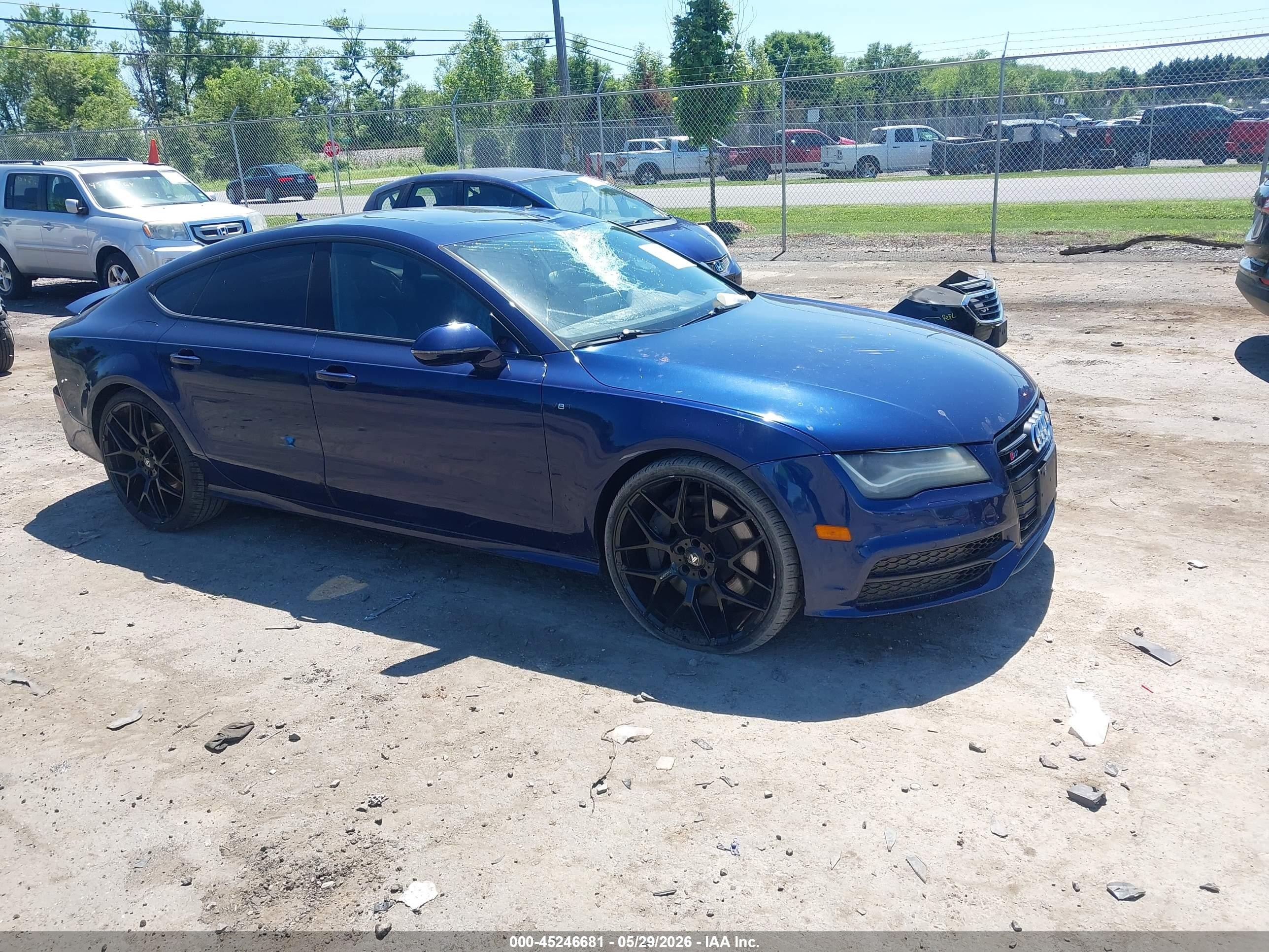2014 Audi S7 Prestige, VIN WAUW2AFC9EN154404 — Front end