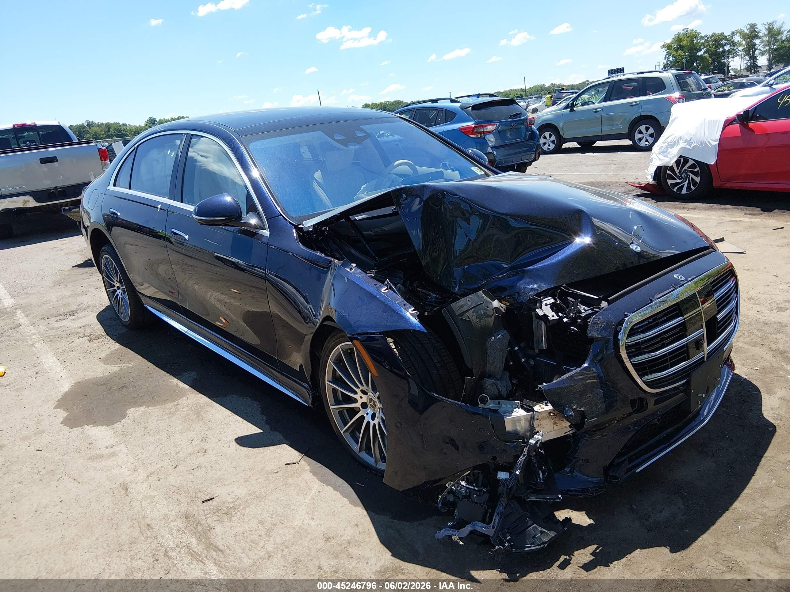 2024 Mercedes-Benz S 580, VIN W1K6G7GBXRA284384 — Front end