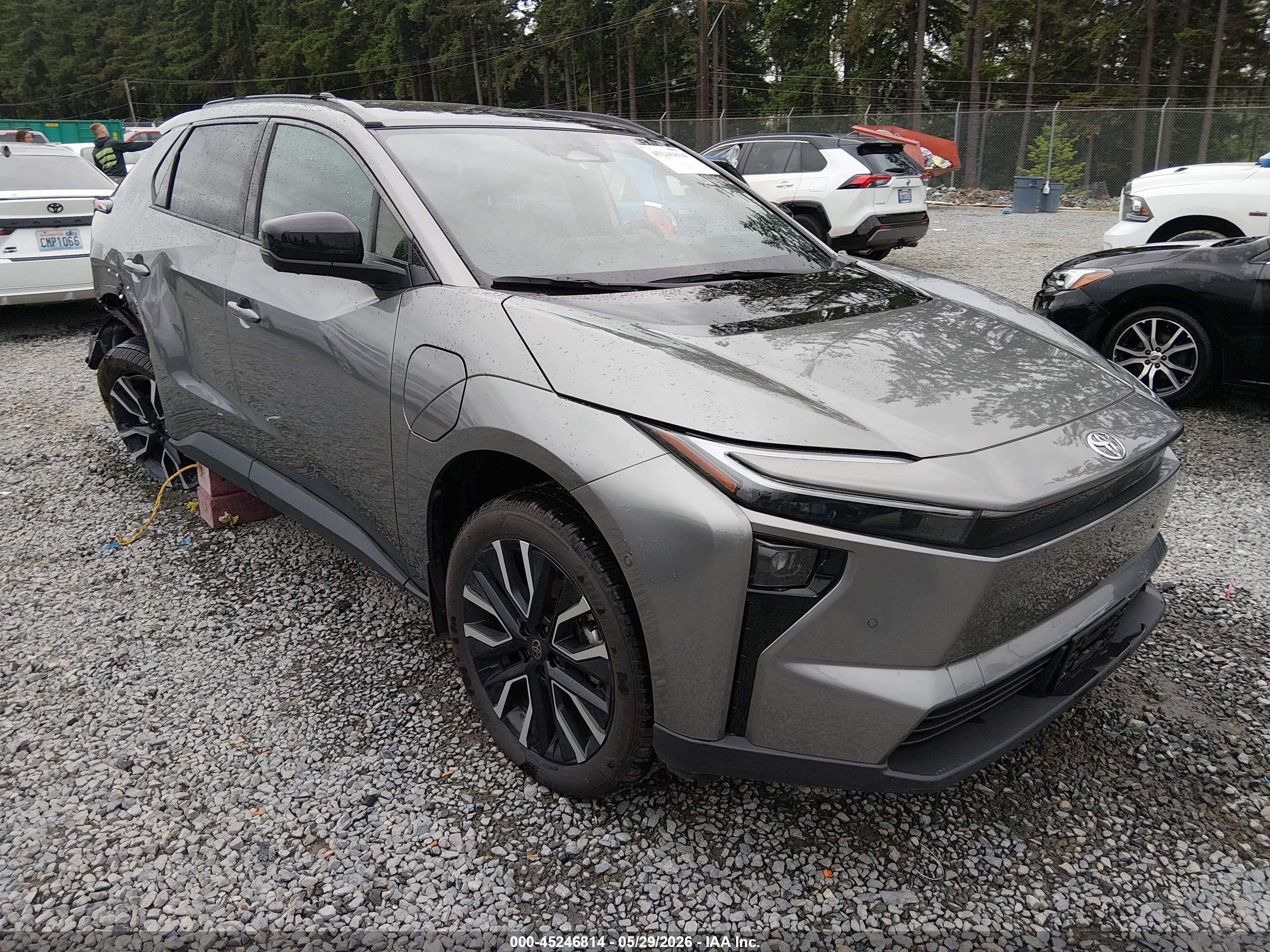2026 Toyota bZ XLE, VIN JTMBDAFB6TA001793 — Rear end