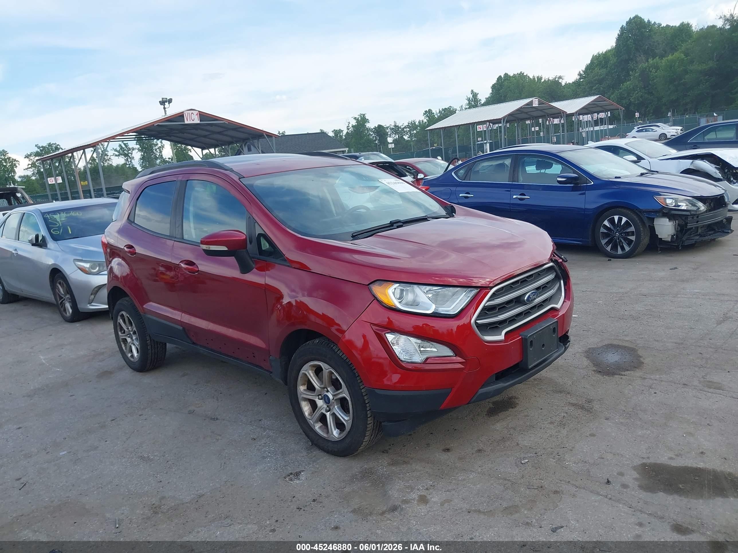 2020 Ford EcoSport SE, VIN MAJ6S3GLXLC346927 — Front end
