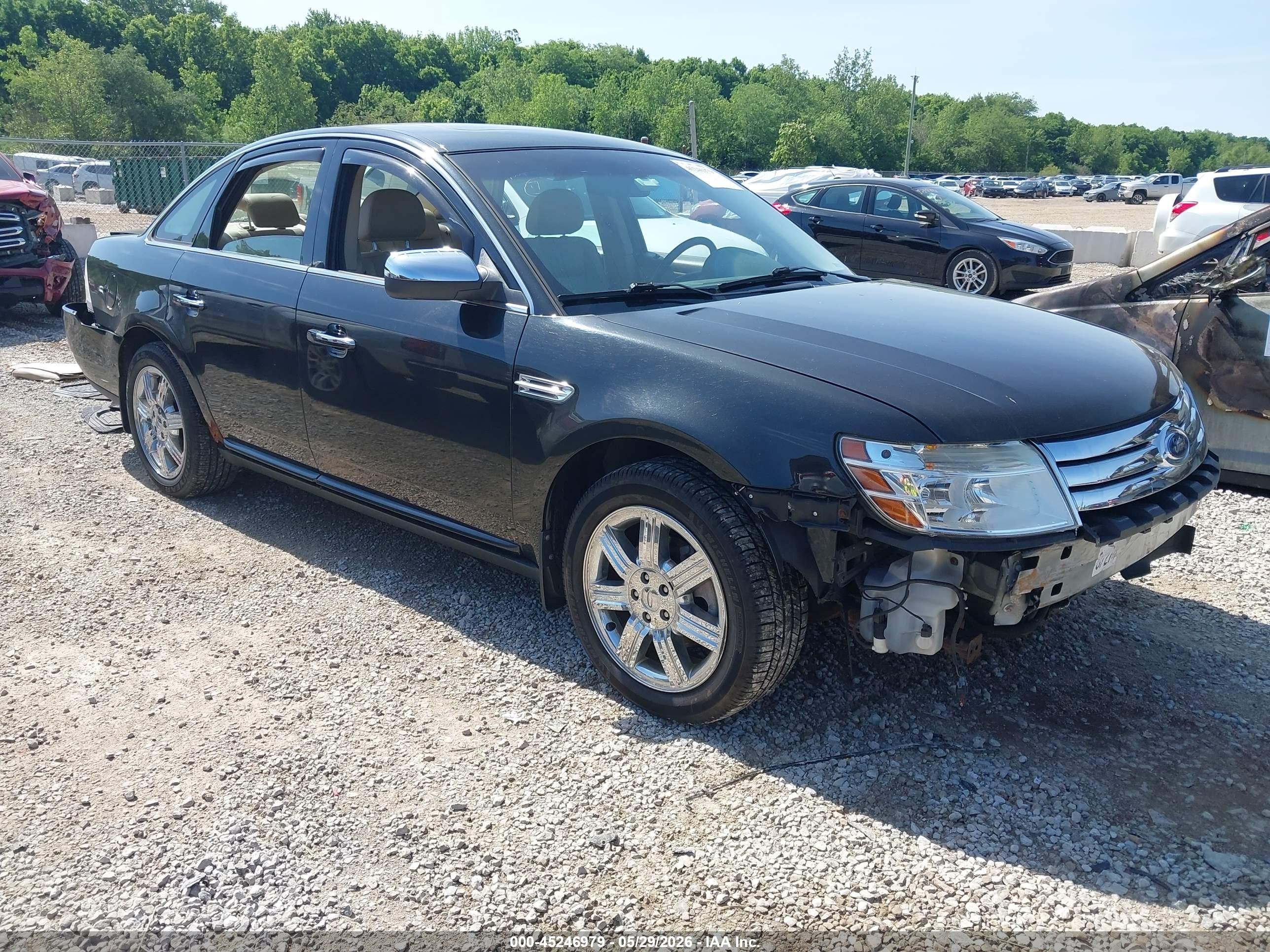 2009 Ford Taurus Limited, VIN 1FAHP28WX9G102354 — Front end