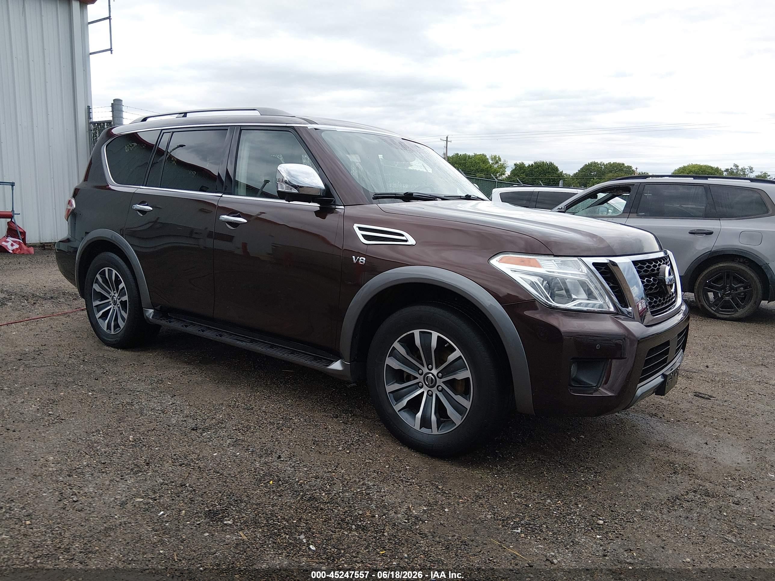 2020 Nissan Armada Platinum, VIN JN8AY2NC4L9620690 — Hail