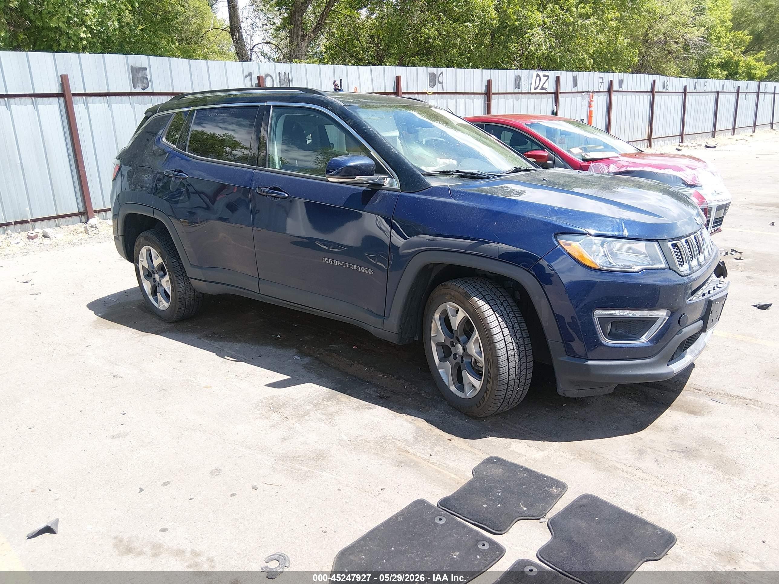 2021 Jeep Compass Limited, VIN 3C4NJDCBXMT601870 — Front end