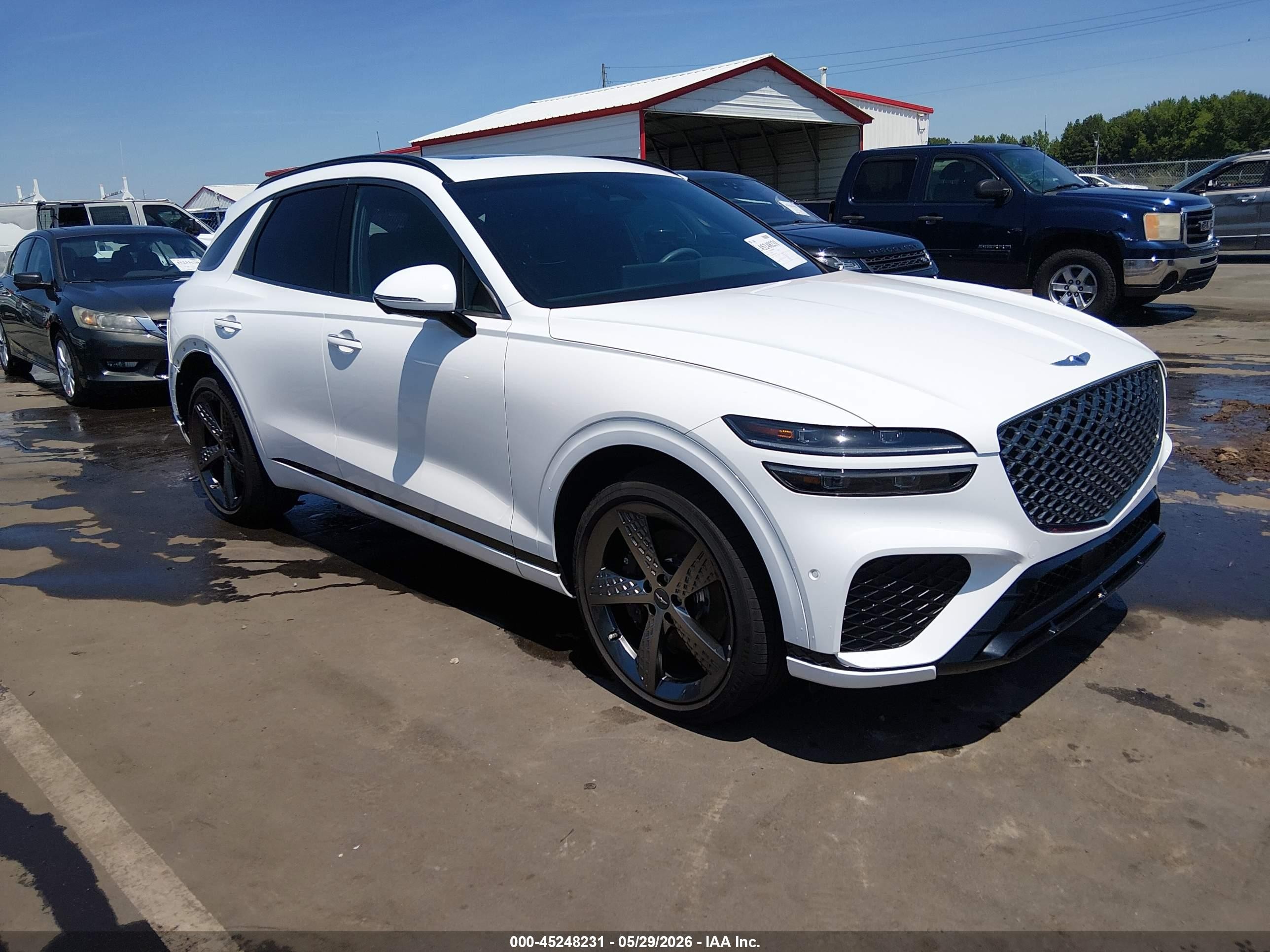 2023 Genesis GV70 2.5T, VIN KMUMADTB4PU124405 — Rear end