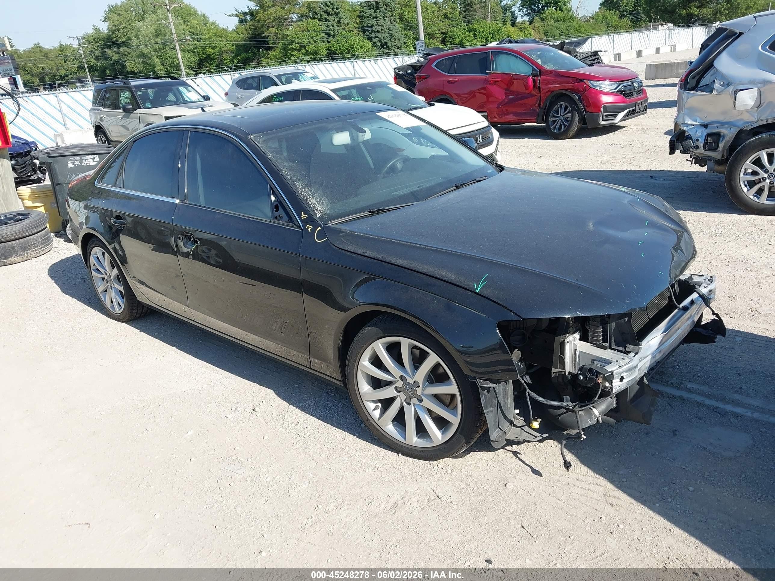 2013 Audi A4 Prestige, VIN WAUKFBFL5DN041654 — Front end