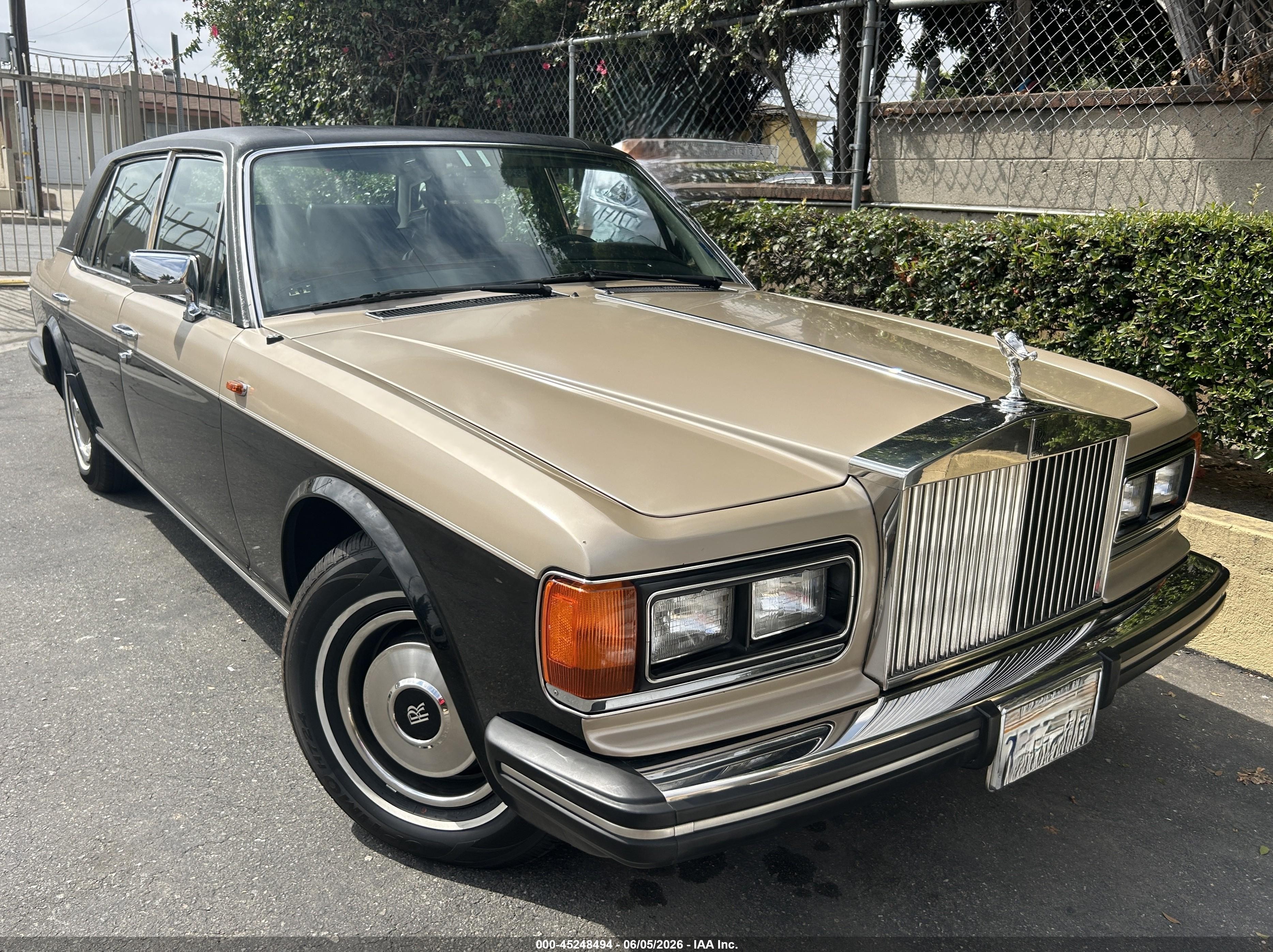 1985 Rolls-Royce Silver Spur, VIN SCAZN42A1FCX12165 — Не указано