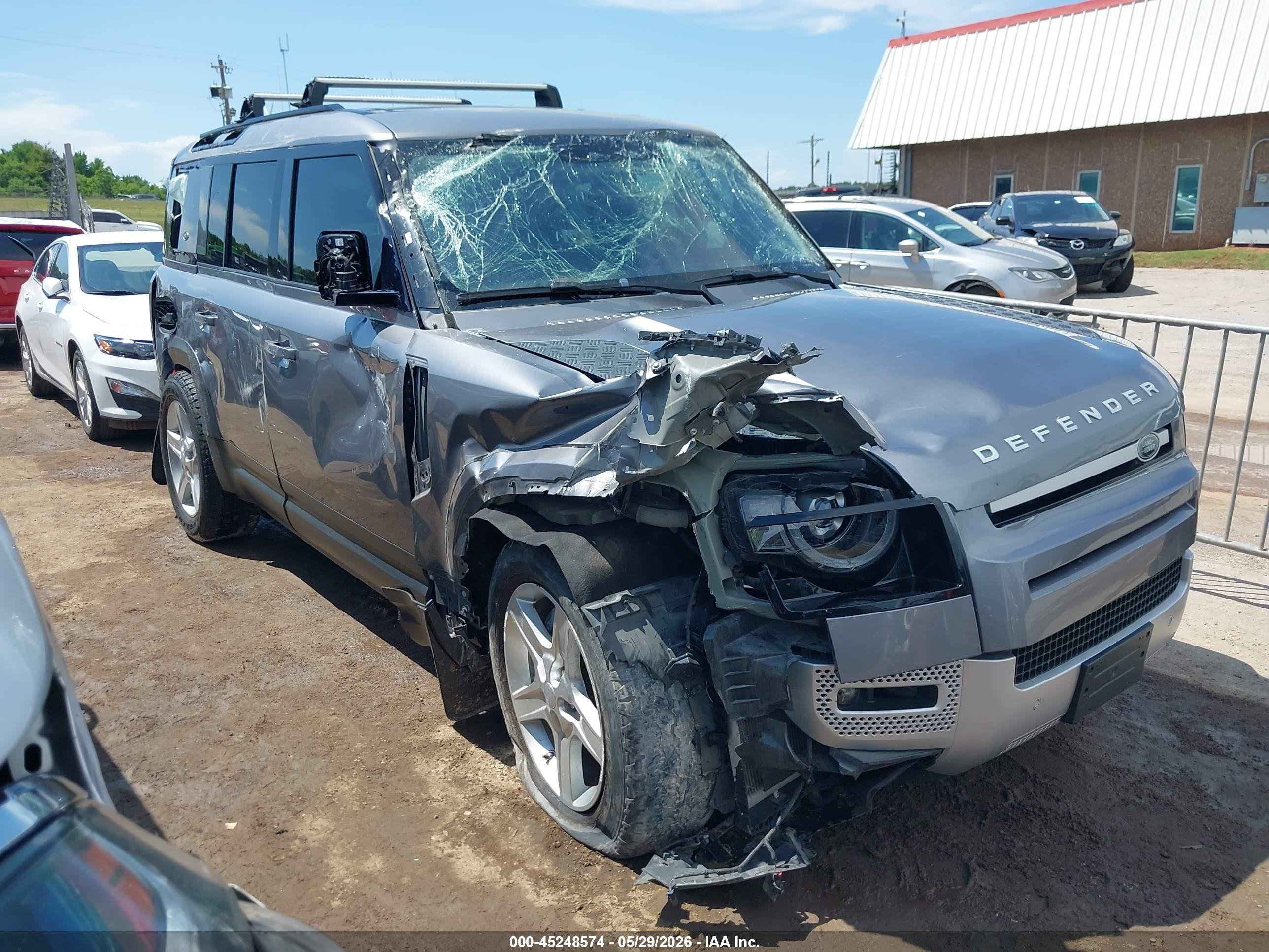 2020 Land Rover Defender SE, VIN SALEP7EU3L2021156 — Rollover