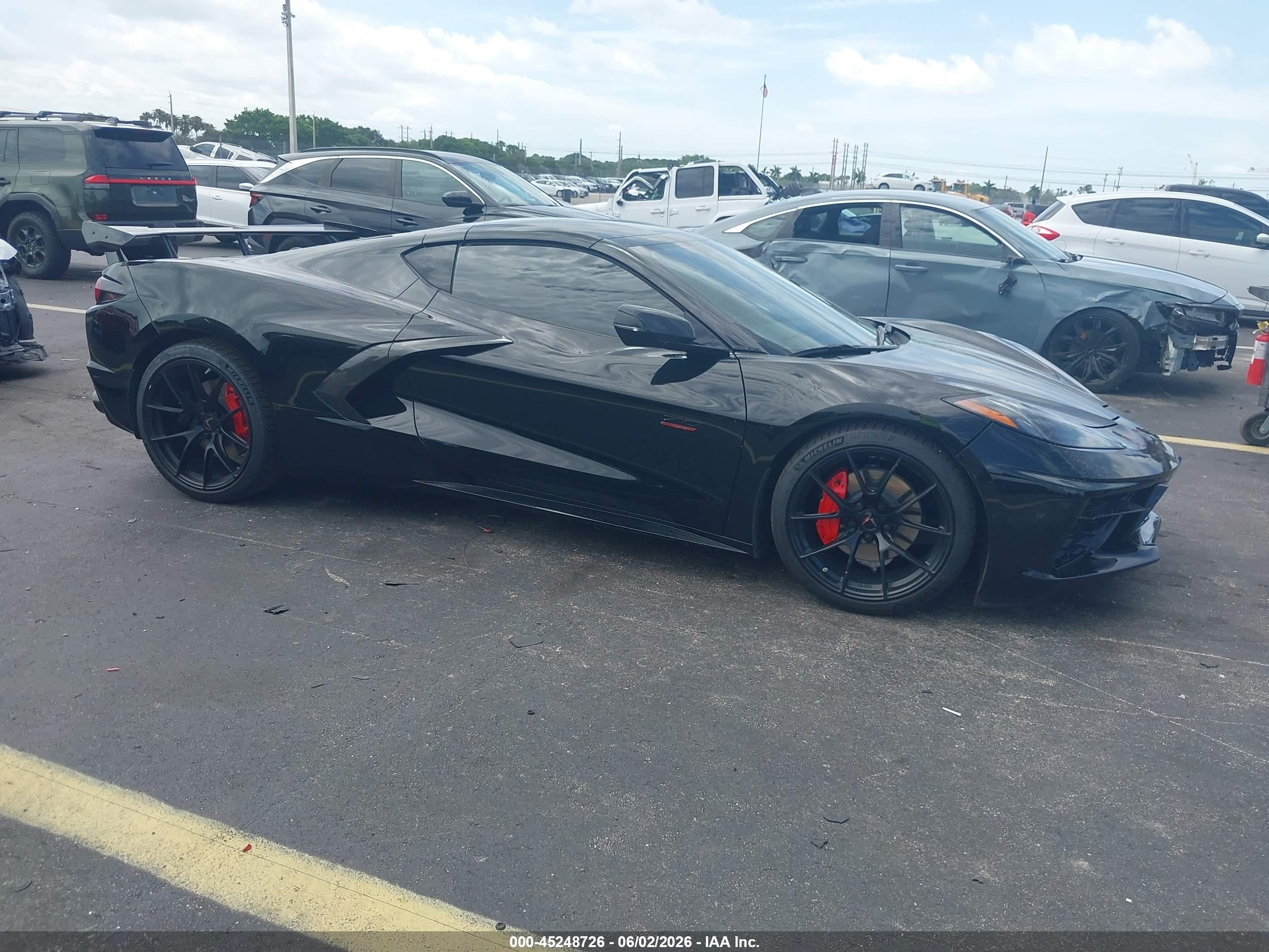 2023 Chevrolet Corvette 1LT, VIN 1G1YA2D49P5128526 — Undercarriage