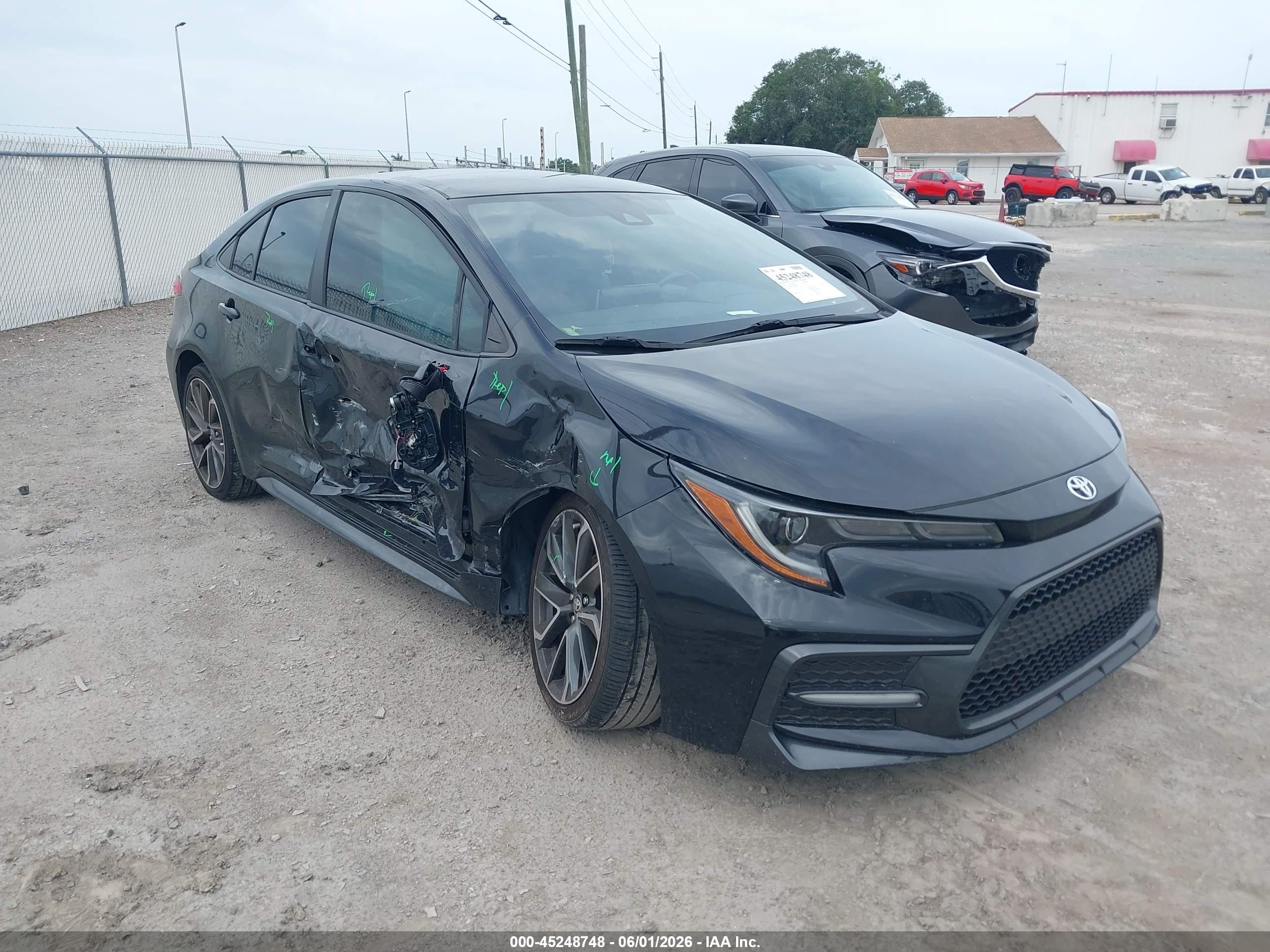 2021 Toyota Corolla SE, VIN 5YFS4MCE5MP085991 — Side