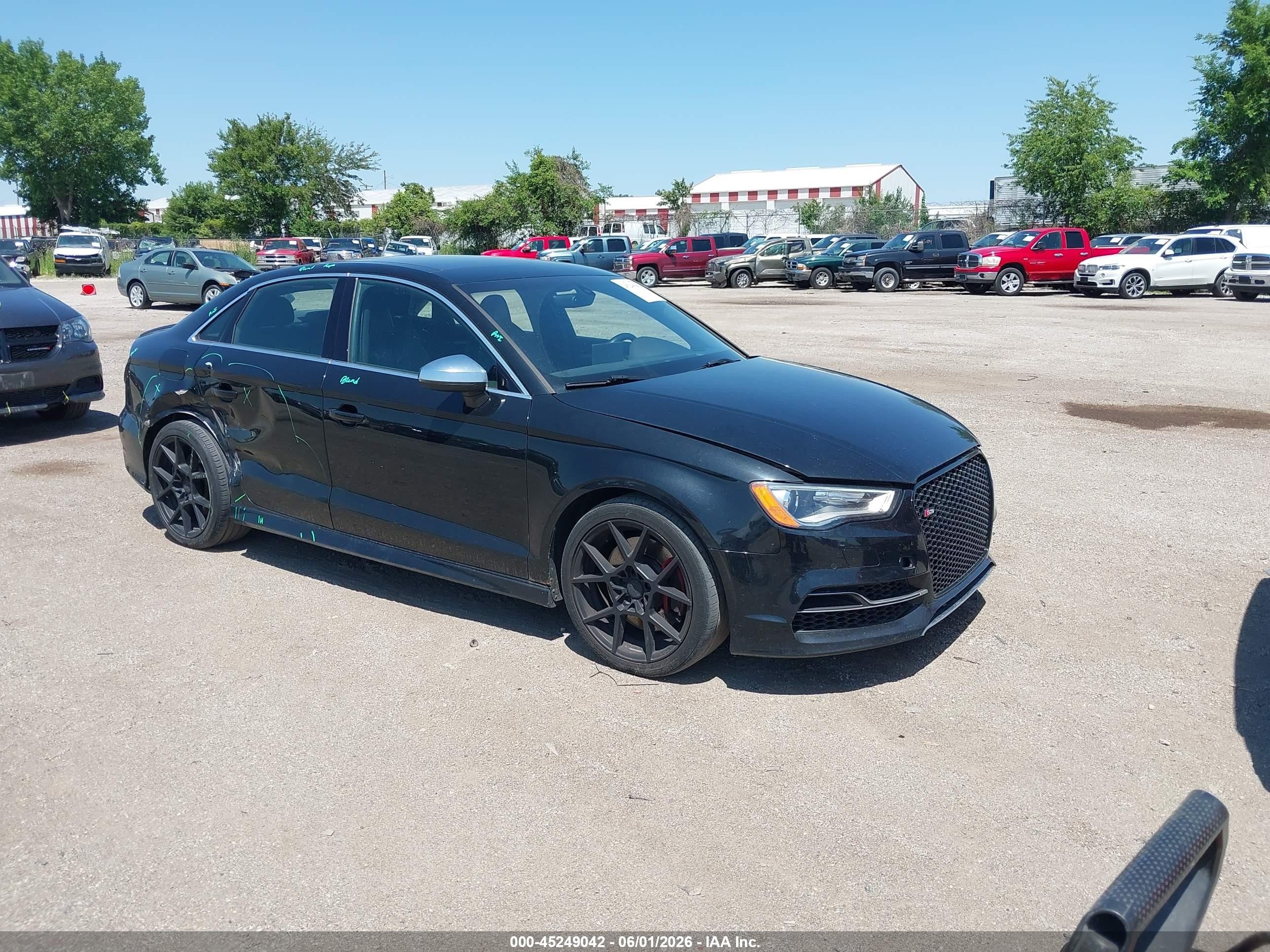2016 Audi S3 Premium Plus, VIN WAUB1GFF8G1012229 — Rear end