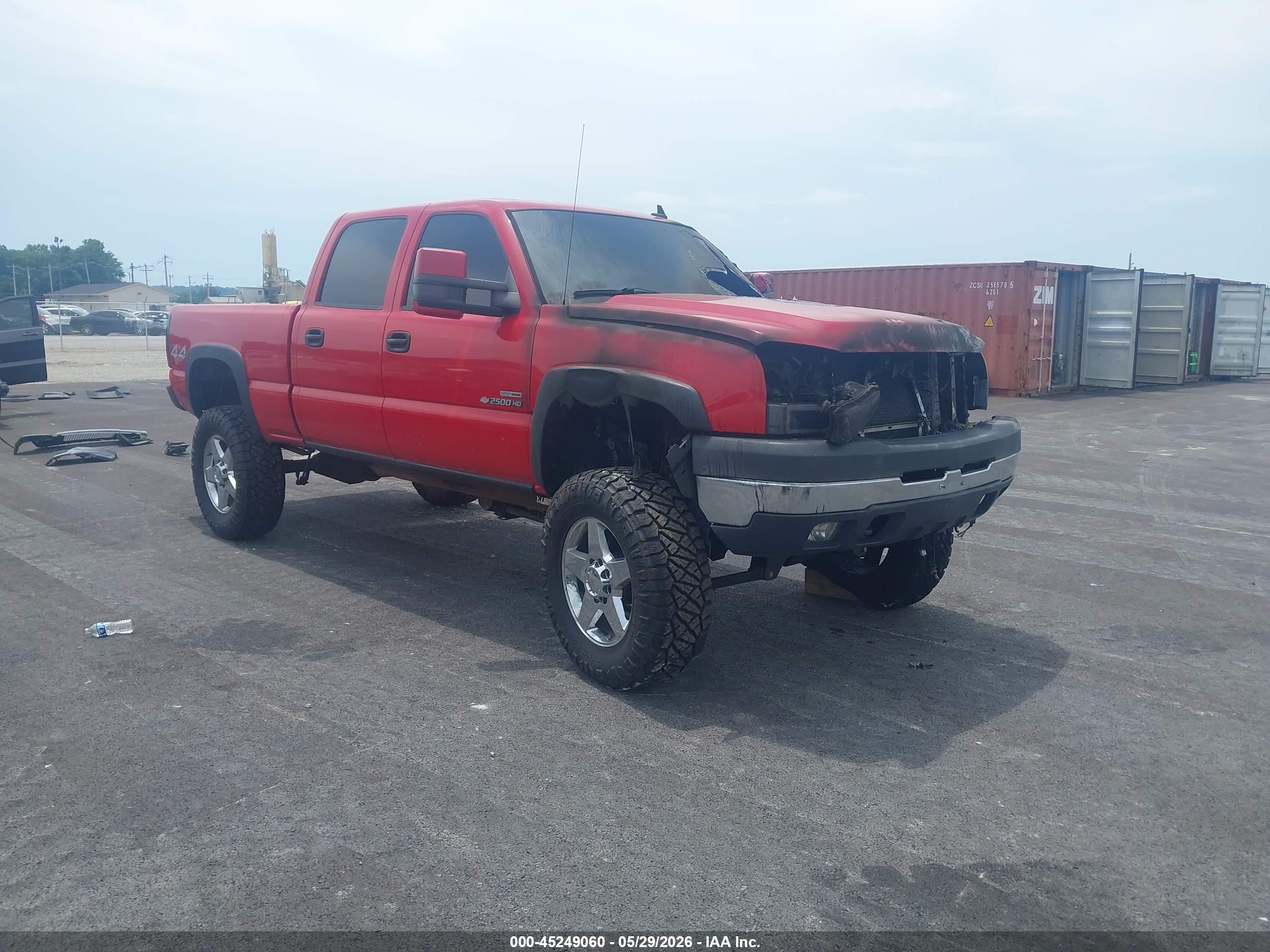 2007 Chevrolet Silverado 2500HD LT3, VIN 1GCHK23D97F194316 — Burn