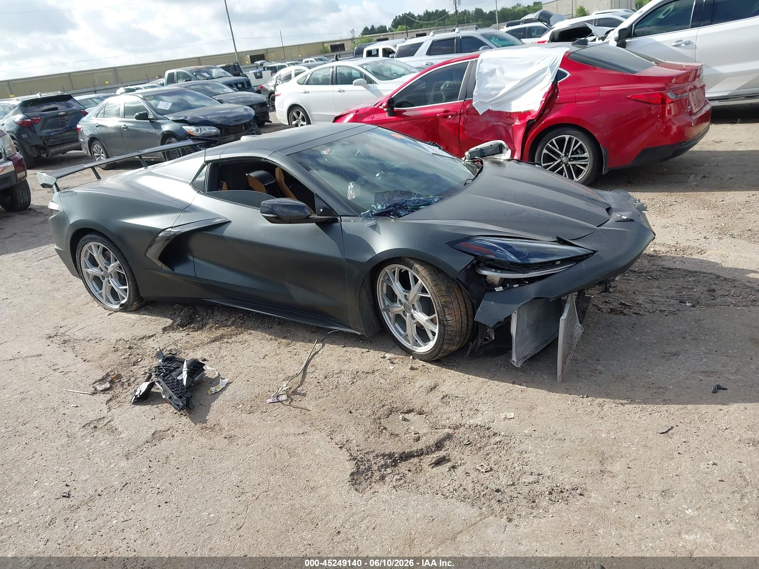 2022 Chevrolet Corvette 3LT, VIN 1G1YC3D41N5106730 — Front end