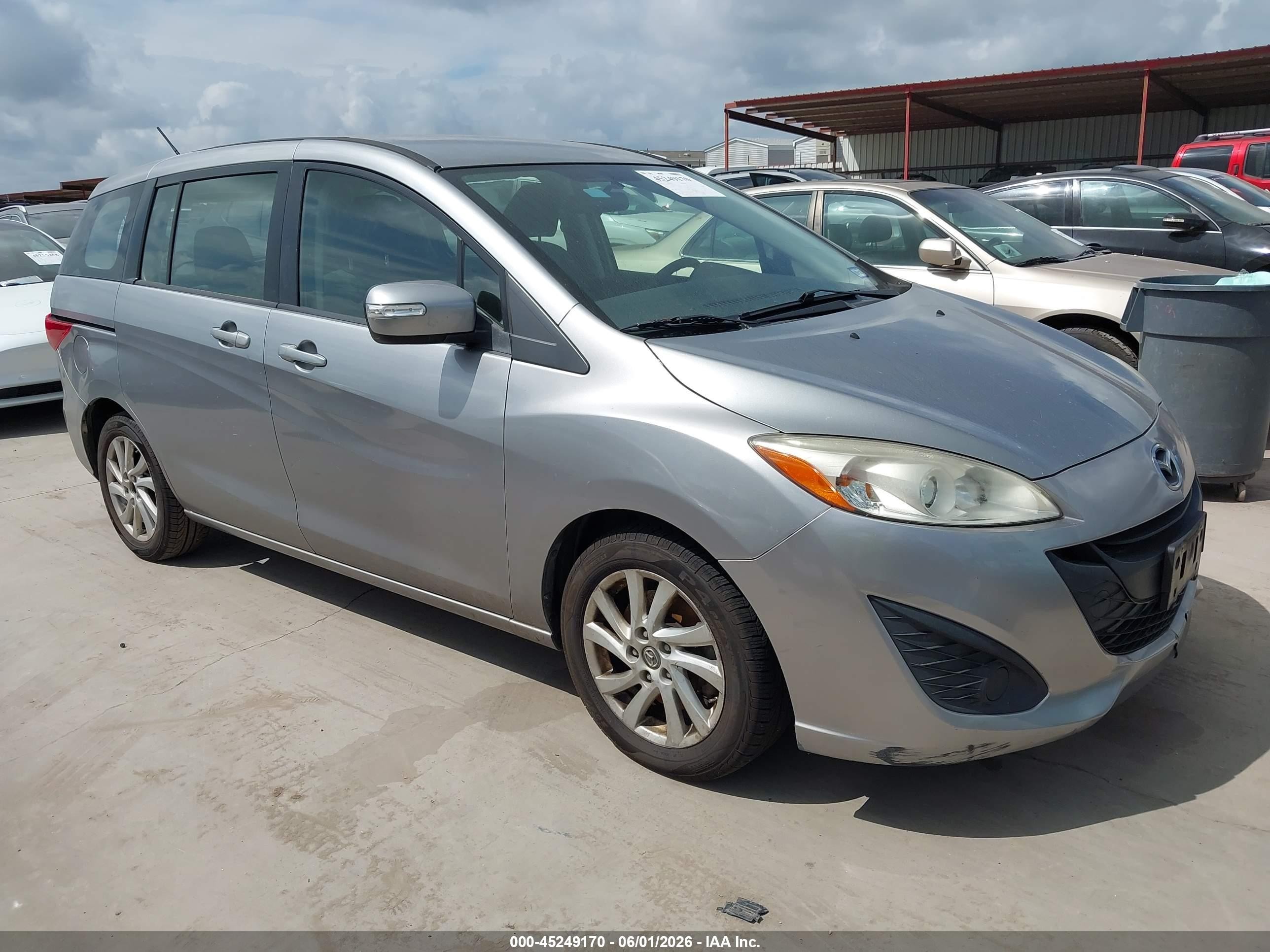 2013 Mazda 5 Sport, VIN JM1CW2BL1D0155371 — Front end