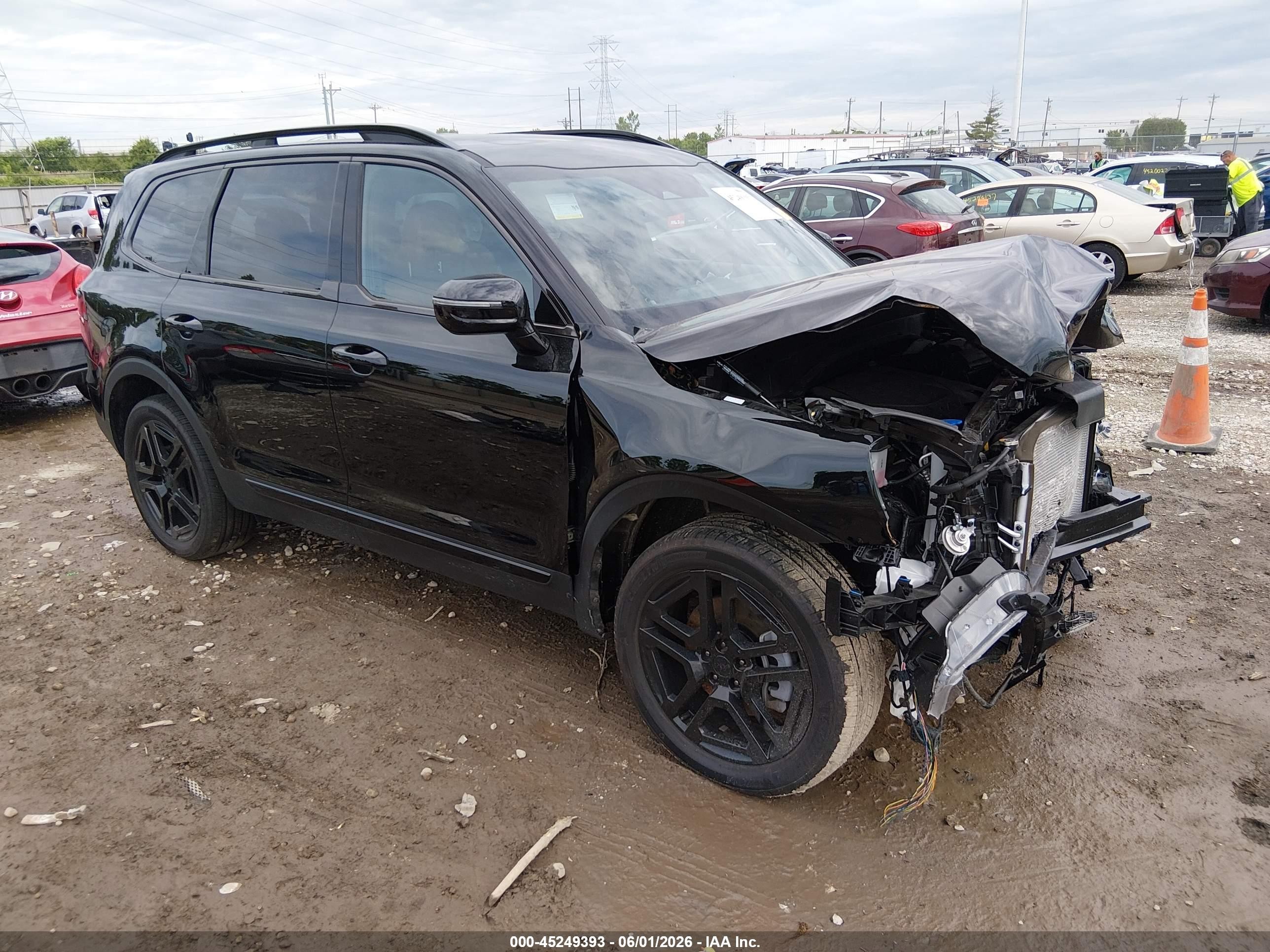 2025 Kia Telluride SX-Prestige X-Line, VIN 5XYP5DGC6SG606570 — Front end
