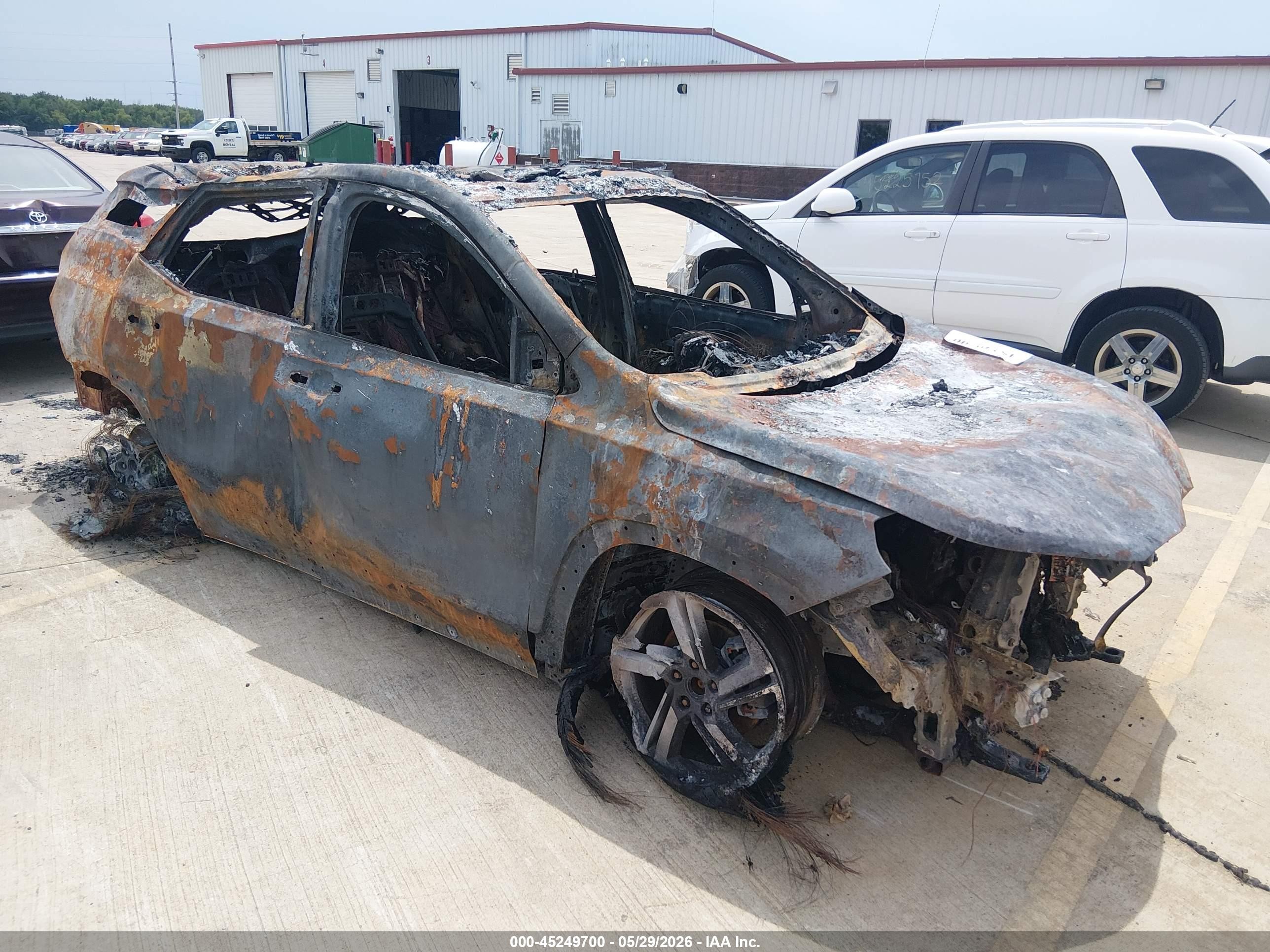2020 GMC Terrain SLT, VIN 3GKALPEV3LL115342 — Interior fire