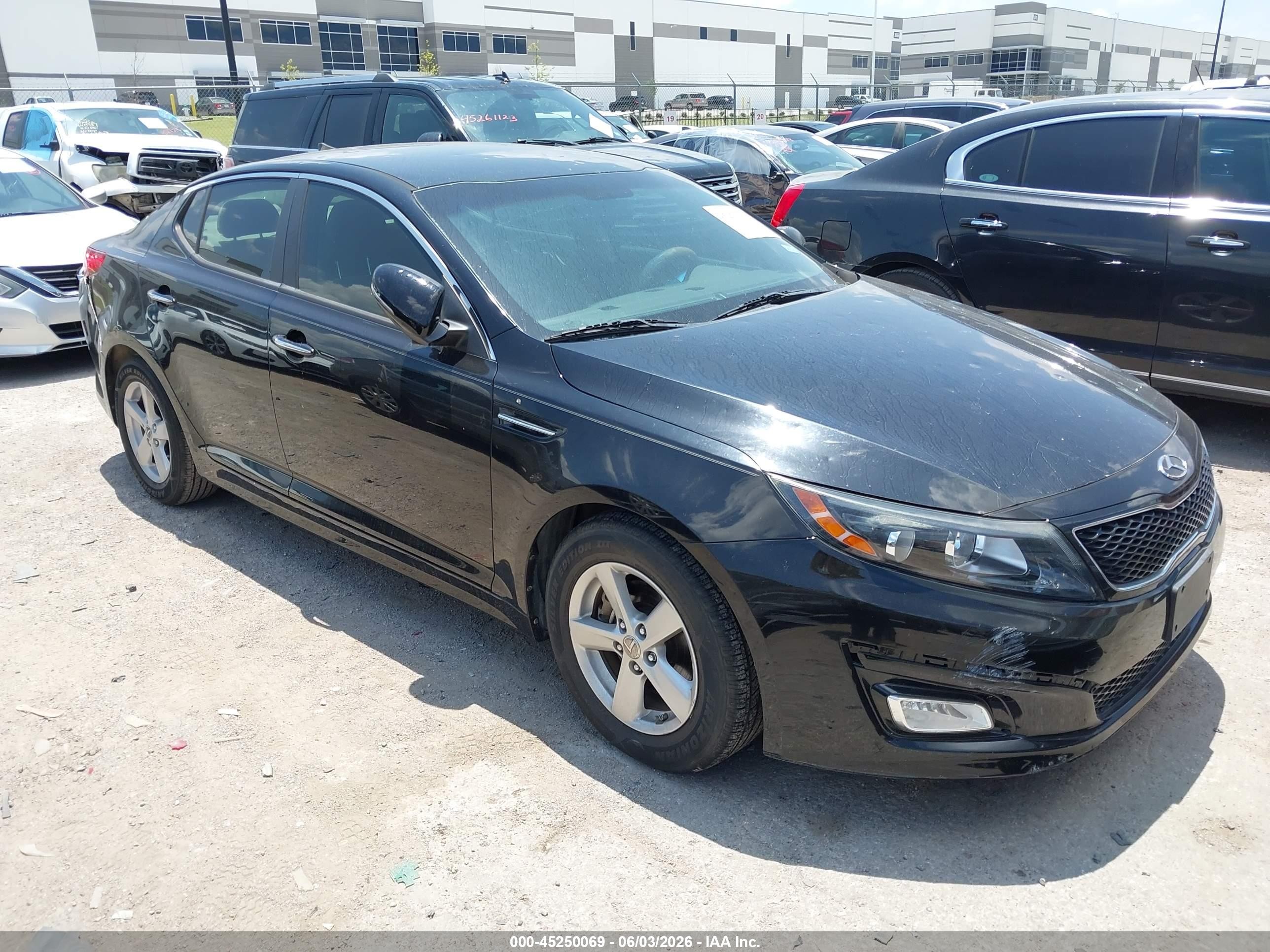 2014 Kia Optima LX, VIN 5XXGM4A74EG346810 — Hail