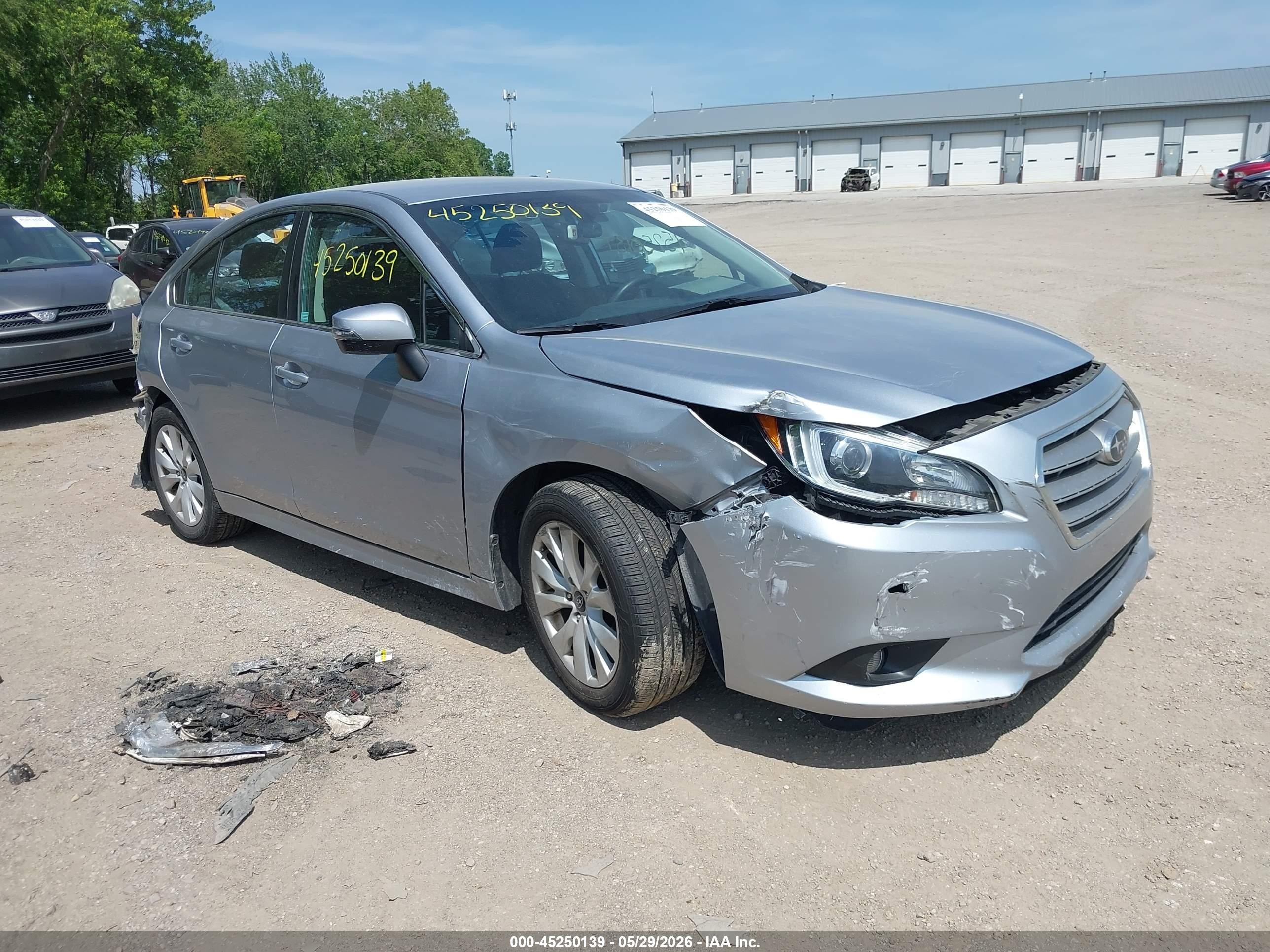 2017 Subaru Legacy Premium, VIN 4S3BNAF67H3054840 — Rear end