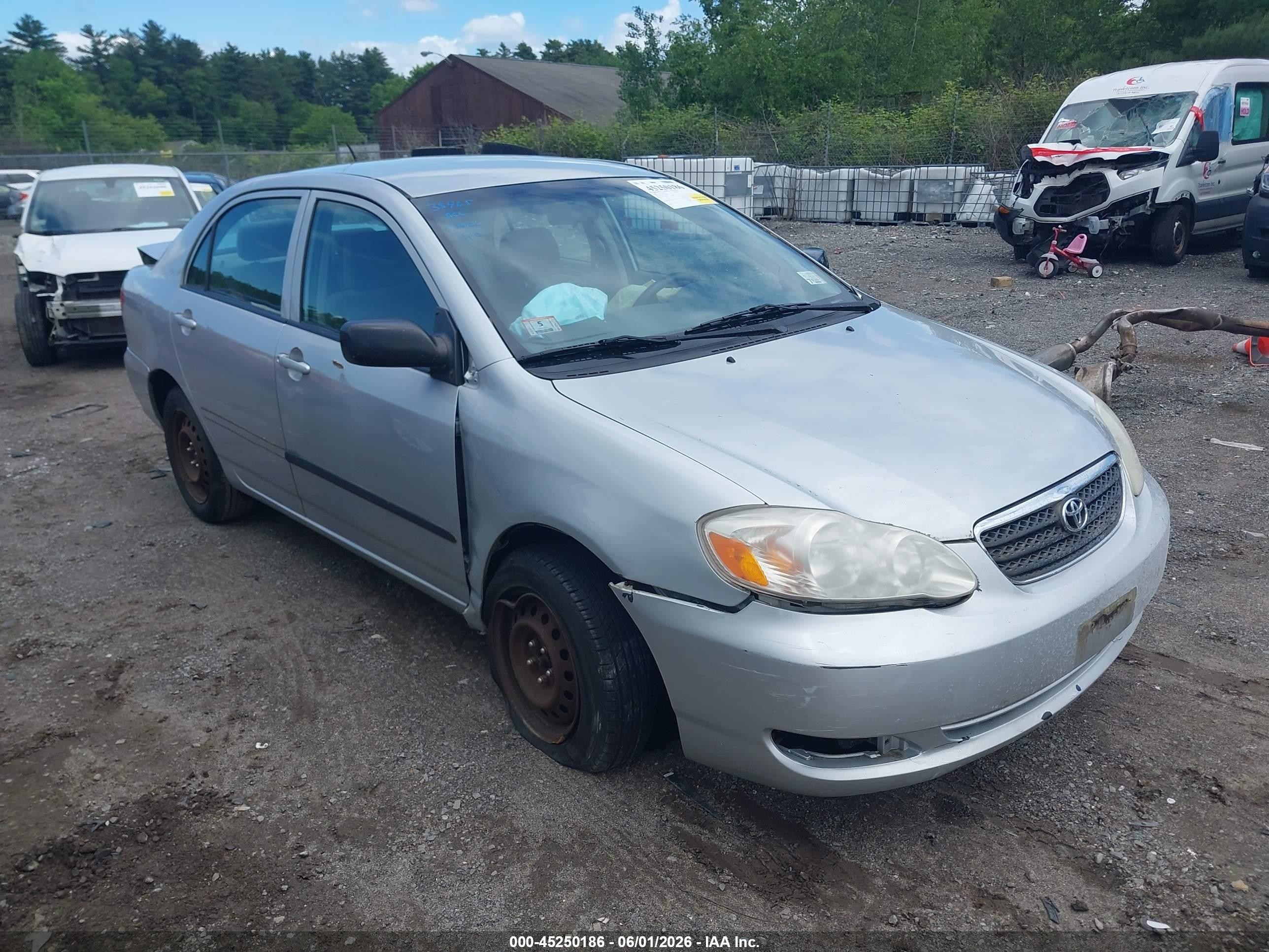 2008 Toyota Corolla CE, VIN 2T1BR32E78C918242 — Front end