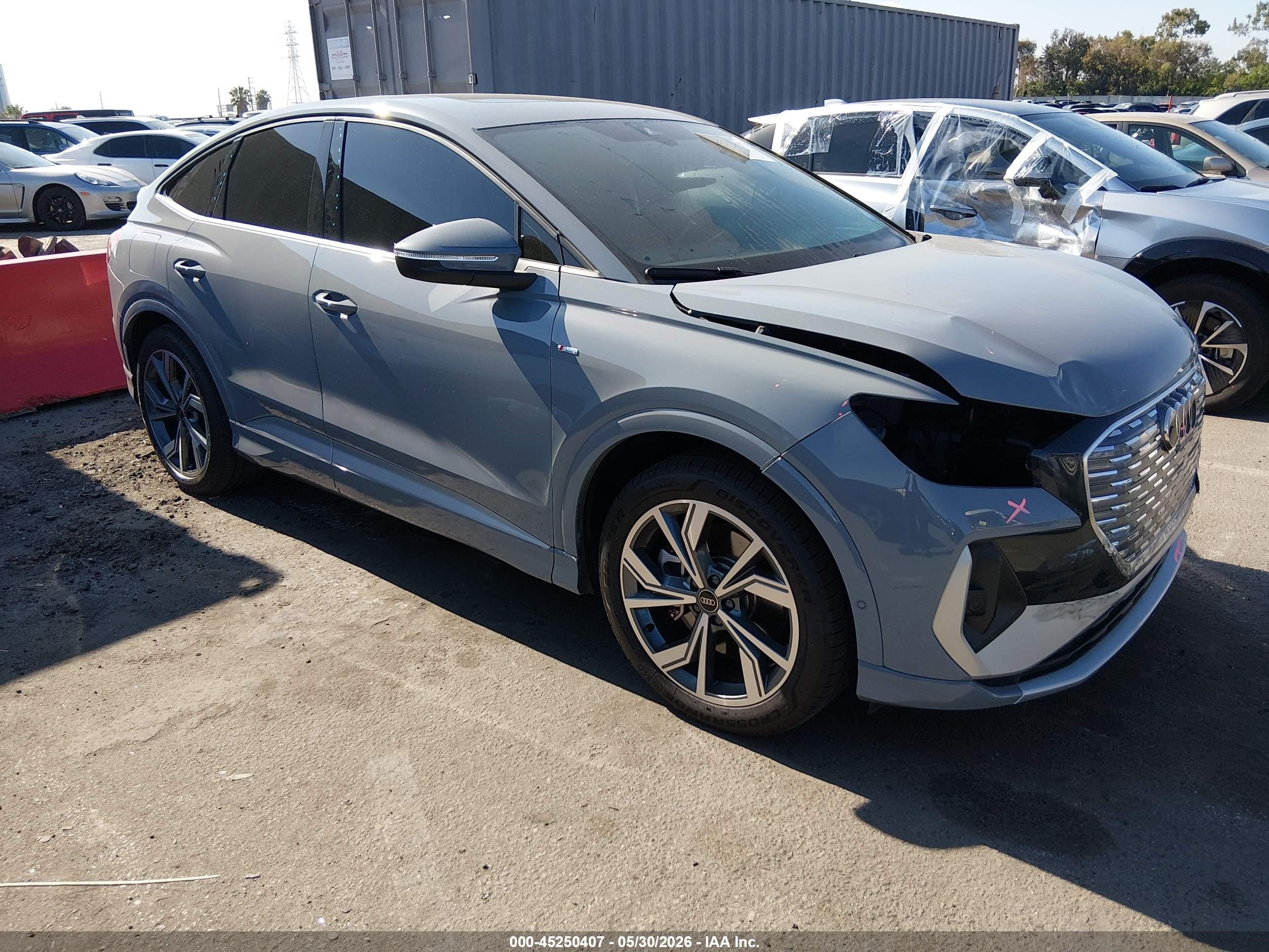 2024 Audi Q4 e-tron Sportback Premium Plus, VIN WA13UBFZ9RP049103 — Front end