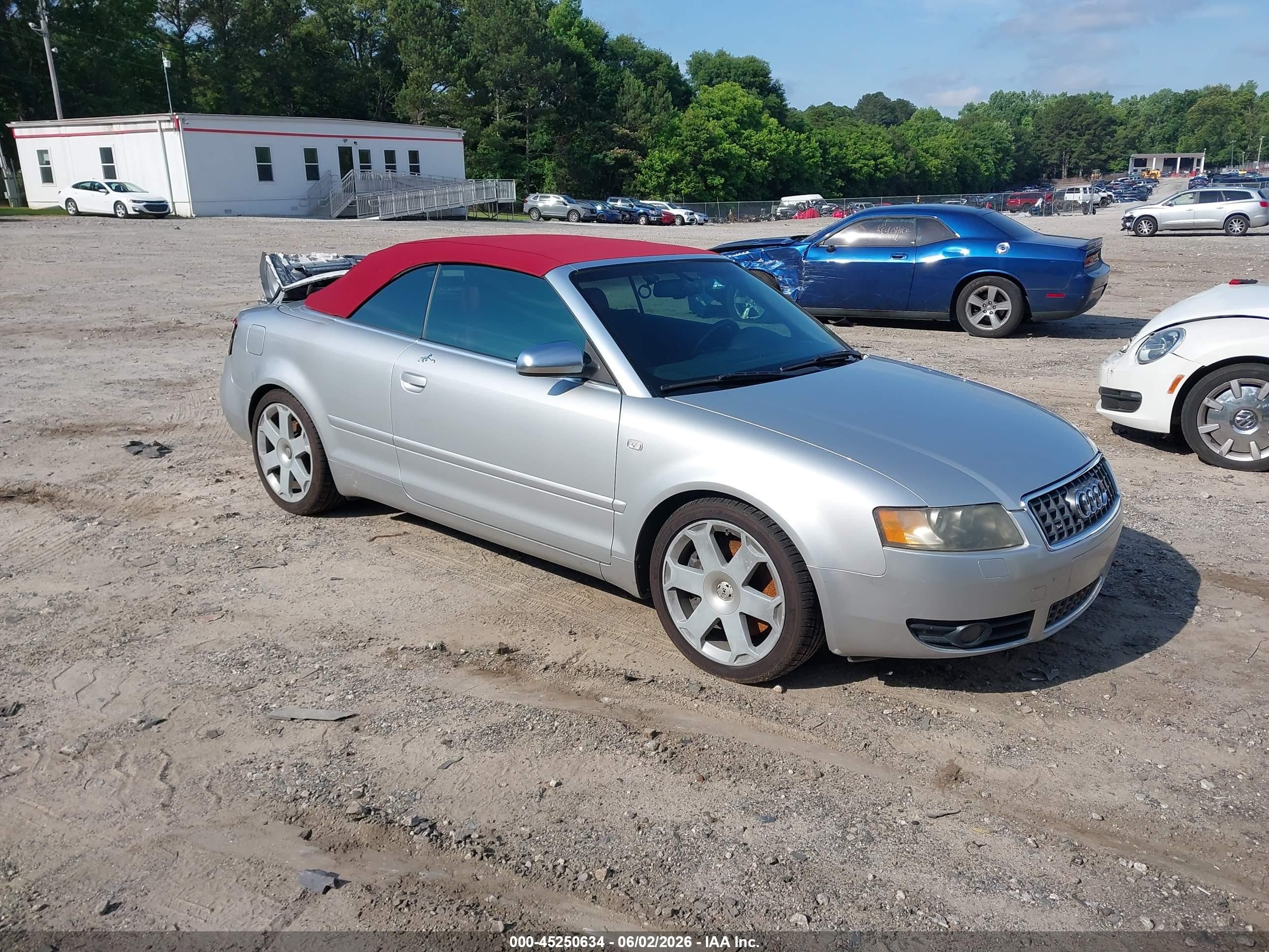 2005 Audi S4, VIN WUARL48H15K902106 — Зад