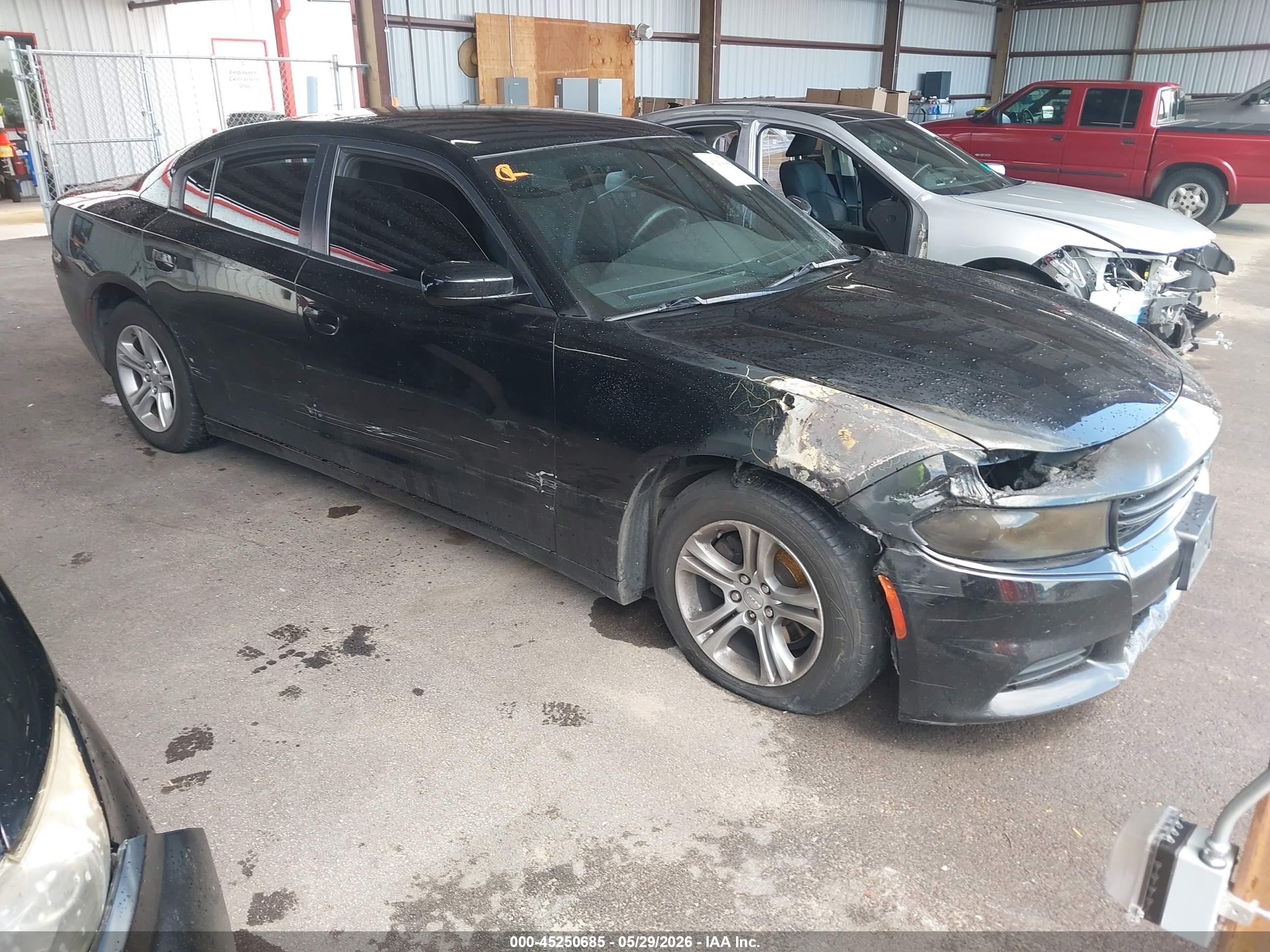 2016 Dodge Charger SE, VIN 2C3CDXBG2GH226930 — Engine fire