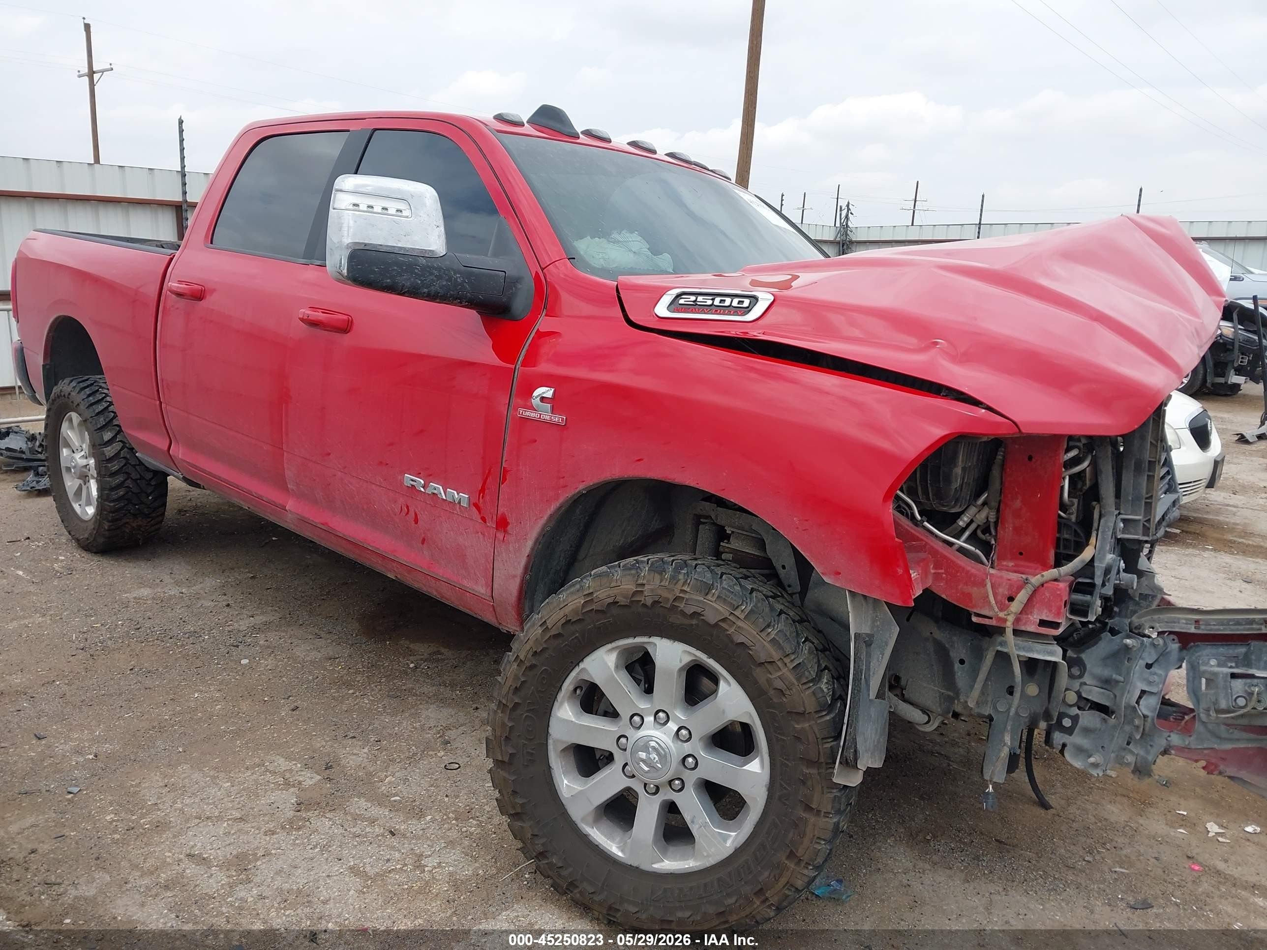 2023 Ram 2500 Laramie, VIN 3C6UR5FL8PG605354 — Перед