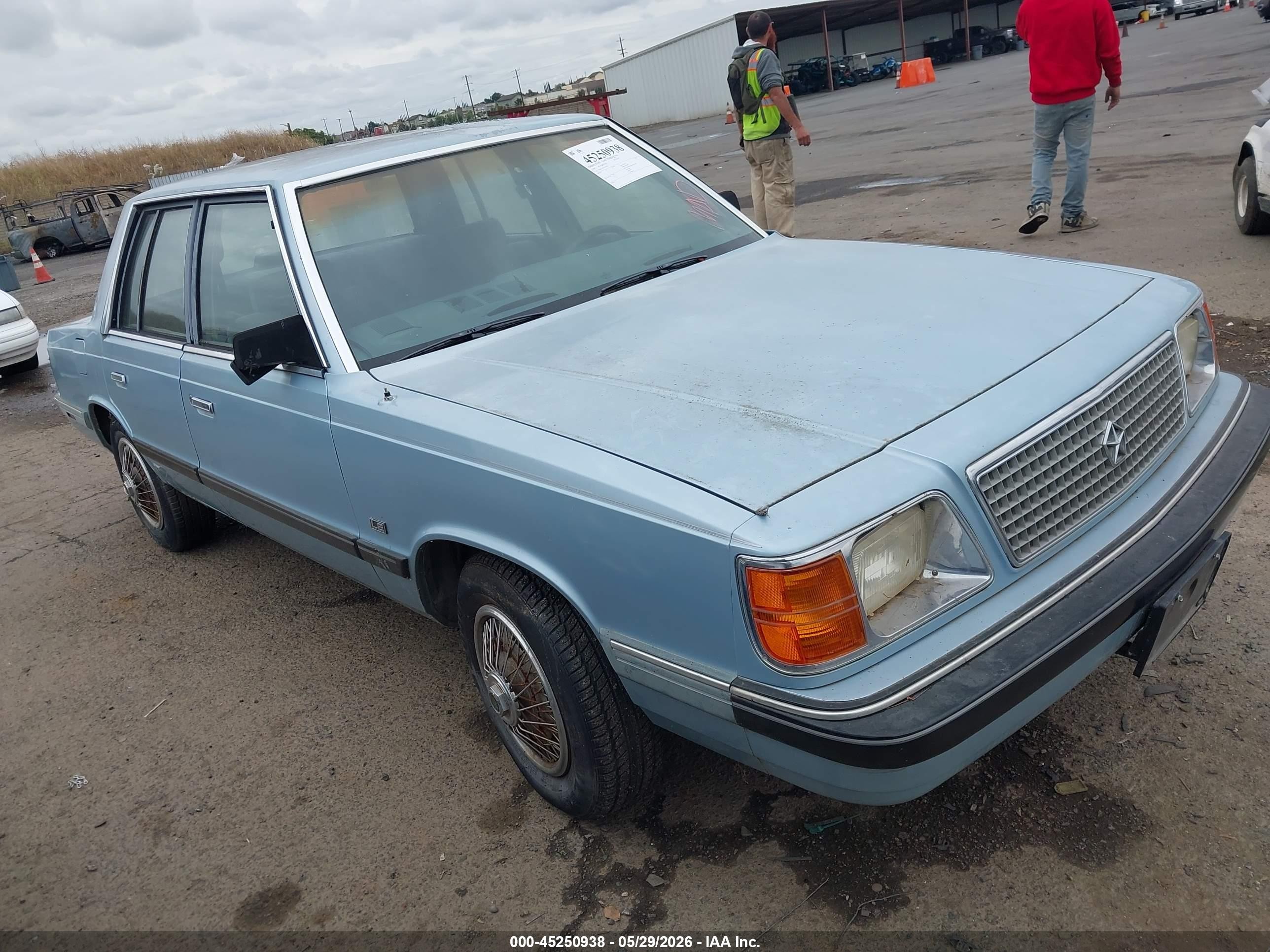 1987 Plymouth Reliant, VIN 1P3BP36D2HF227831 — Normal wear