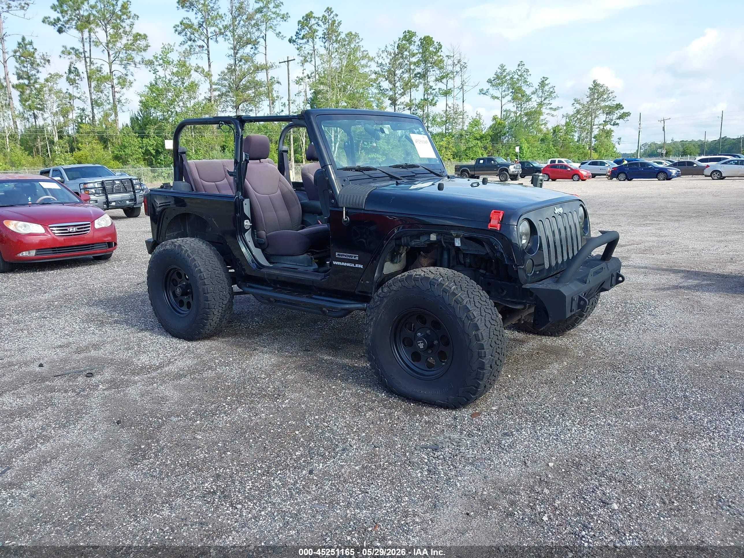 2013 Jeep Wrangler Sport, VIN 1C4AJWAG1DL644370 — Mechanical