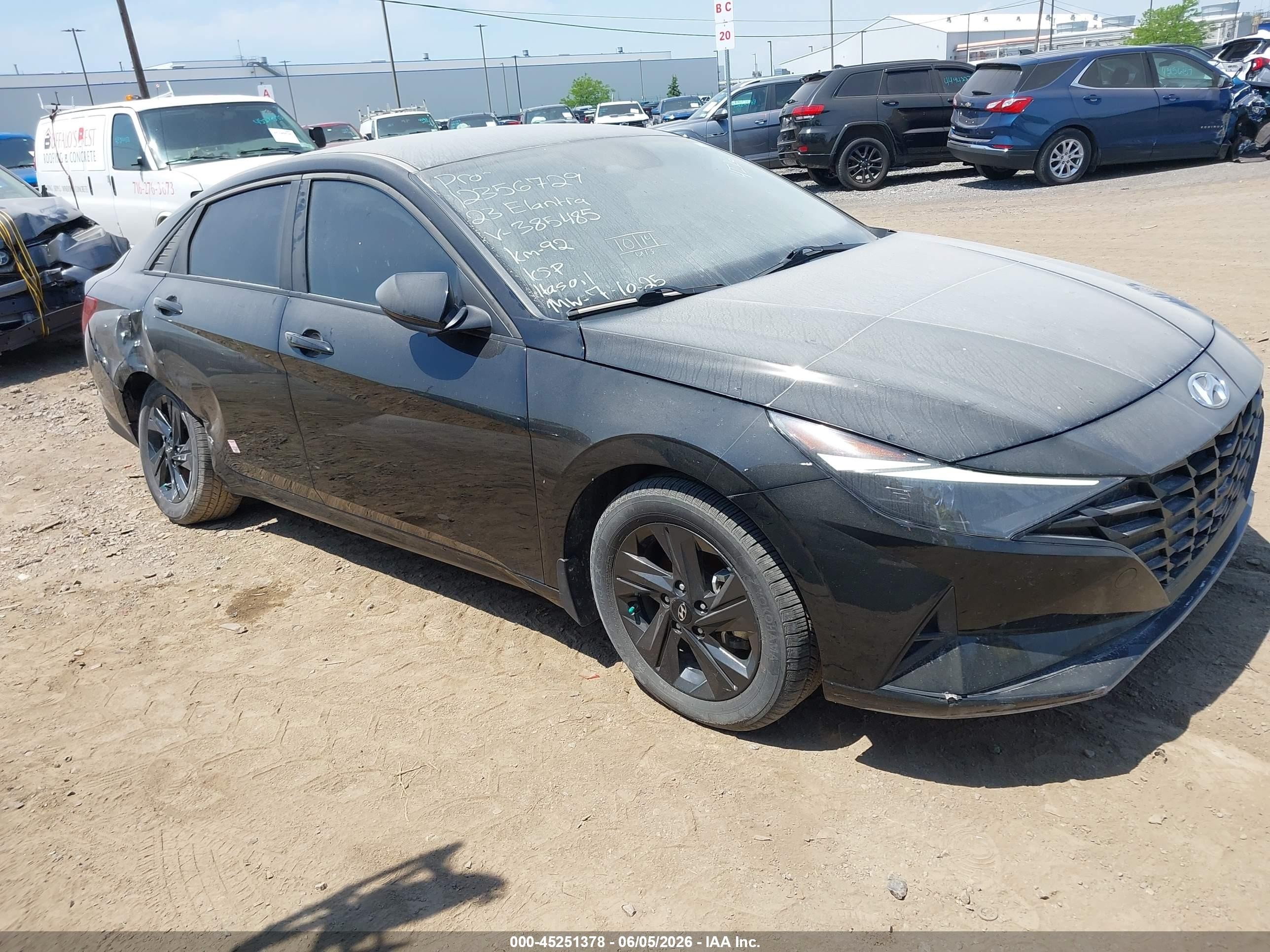 2023 Hyundai Elantra SEL, VIN KMHLM4AG6PU385485 — Side