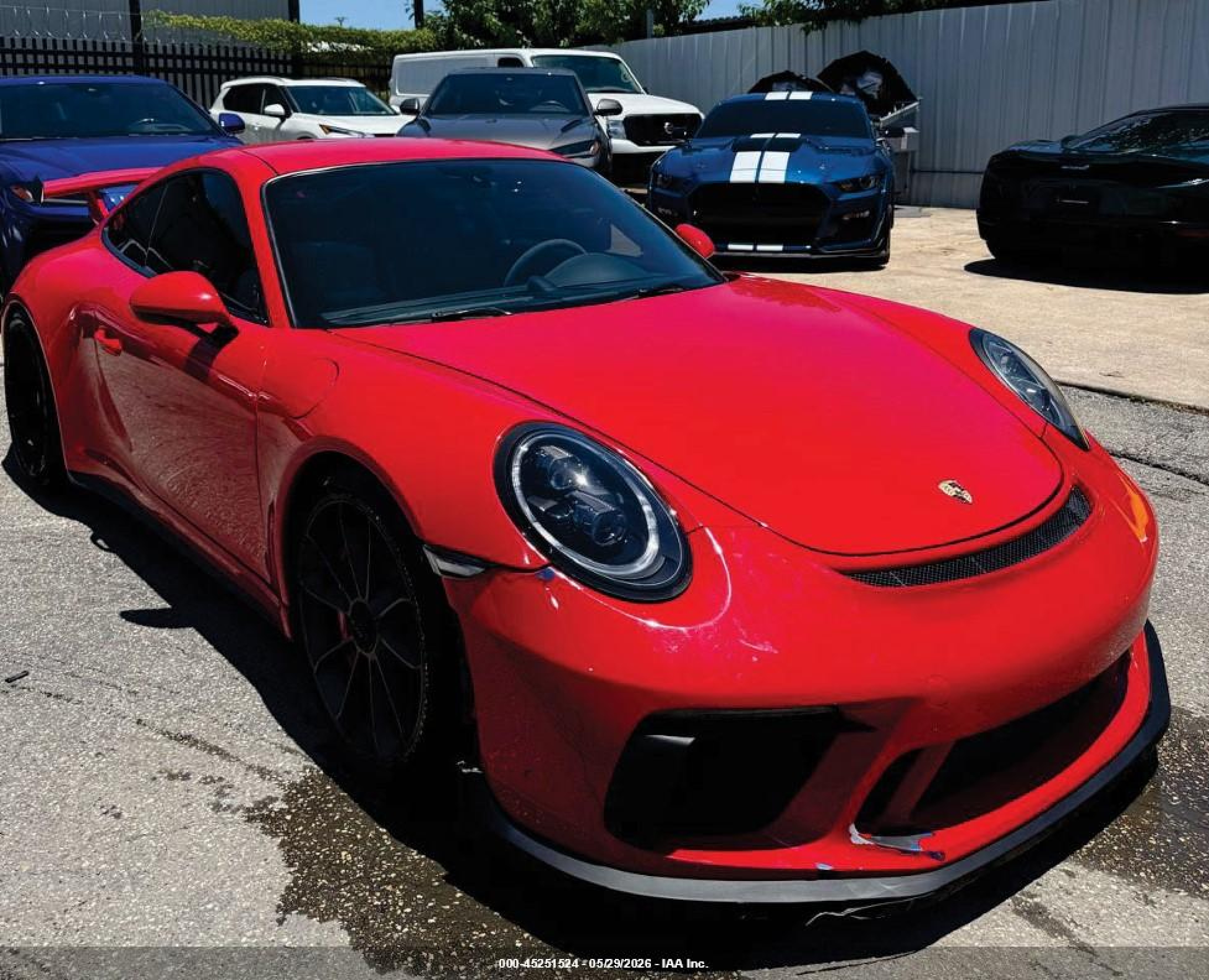 2018 Porsche 911 GT3, VIN WP0AC2A96JS176061 — Обычный износ