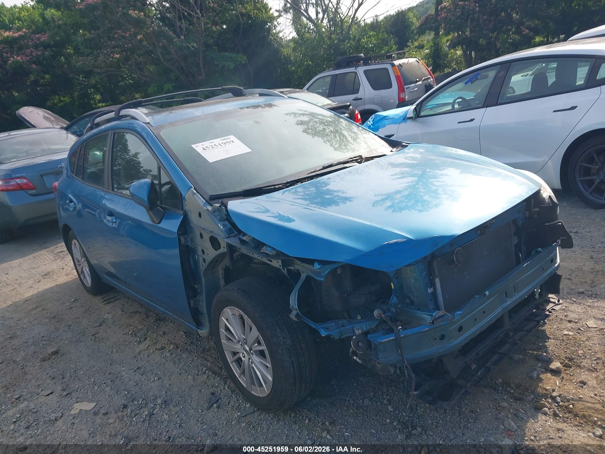 2018 Subaru Impreza Premium, VIN 4S3GTAD63J3734027 — Перед