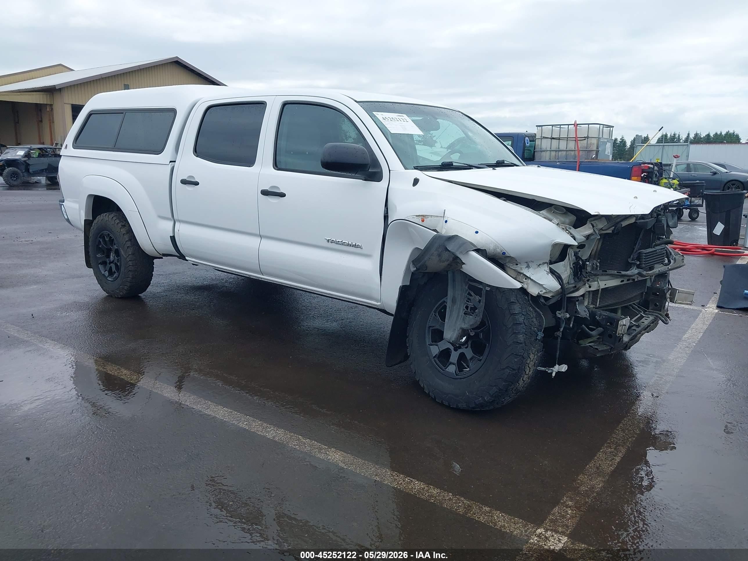 2010 Toyota Tacoma, VIN 5TEMU4FN7AZ698561 — Engine fire