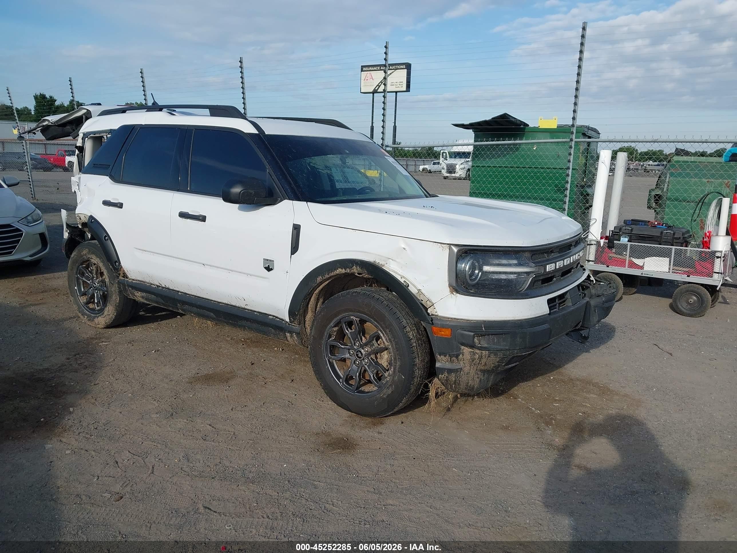 2021 Ford Bronco Sport Big Bend, VIN 3FMCR9B66MRB20217 — Front end