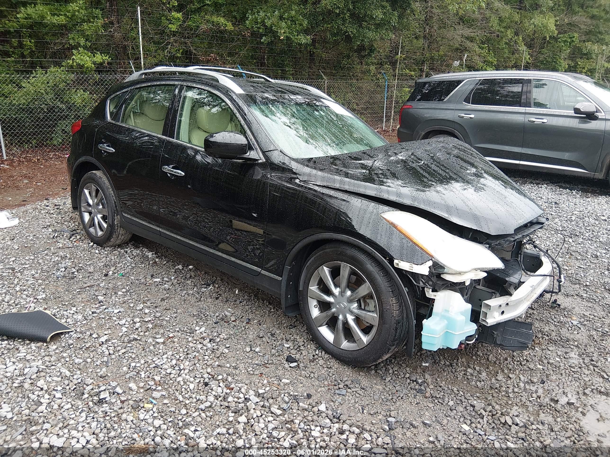 2011 Infiniti EX Journey, VIN JN1AJ0HPXBM801343 — Front end