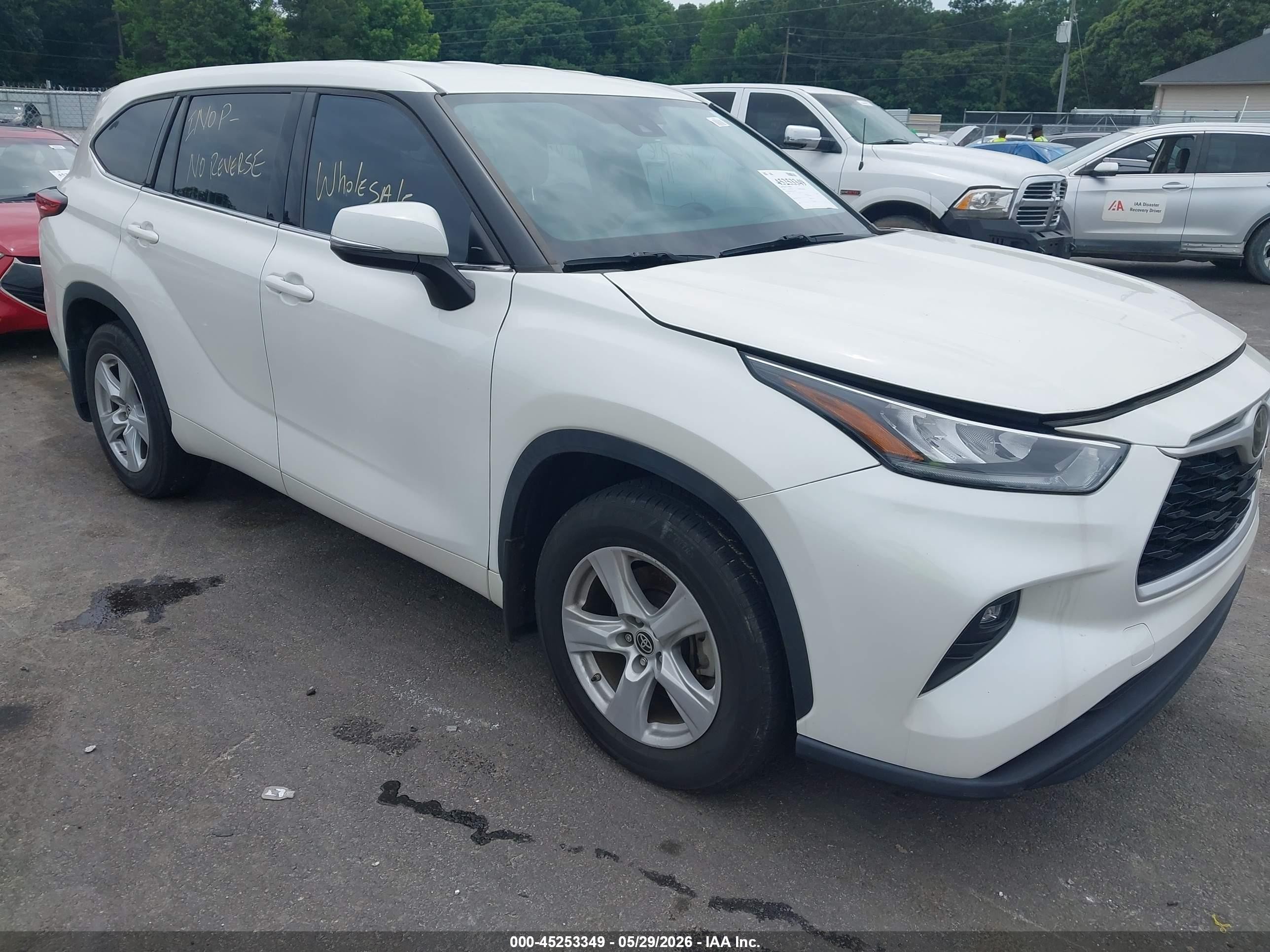 2020 Toyota Highlander LE, VIN 5TDBZRBH7LS513754 — Mechanical