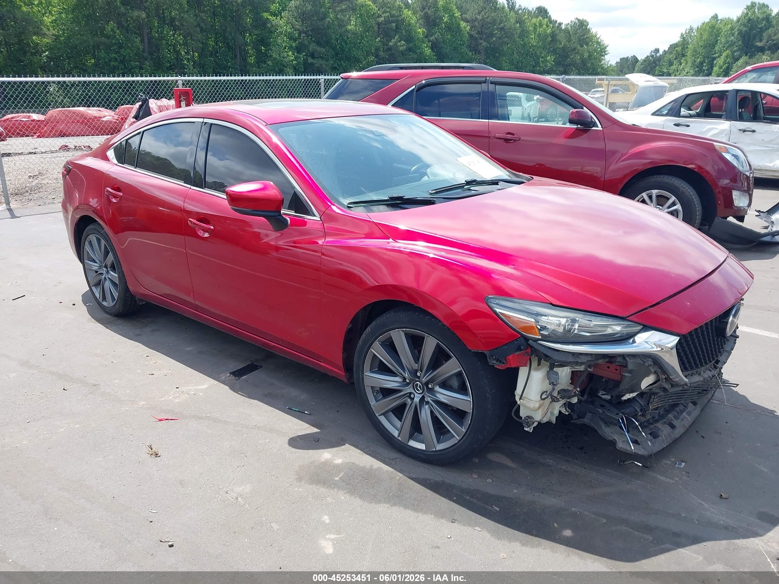 2018 Mazda 6 Grand Touring, VIN JM1GL1TY0J1315714 — Front end