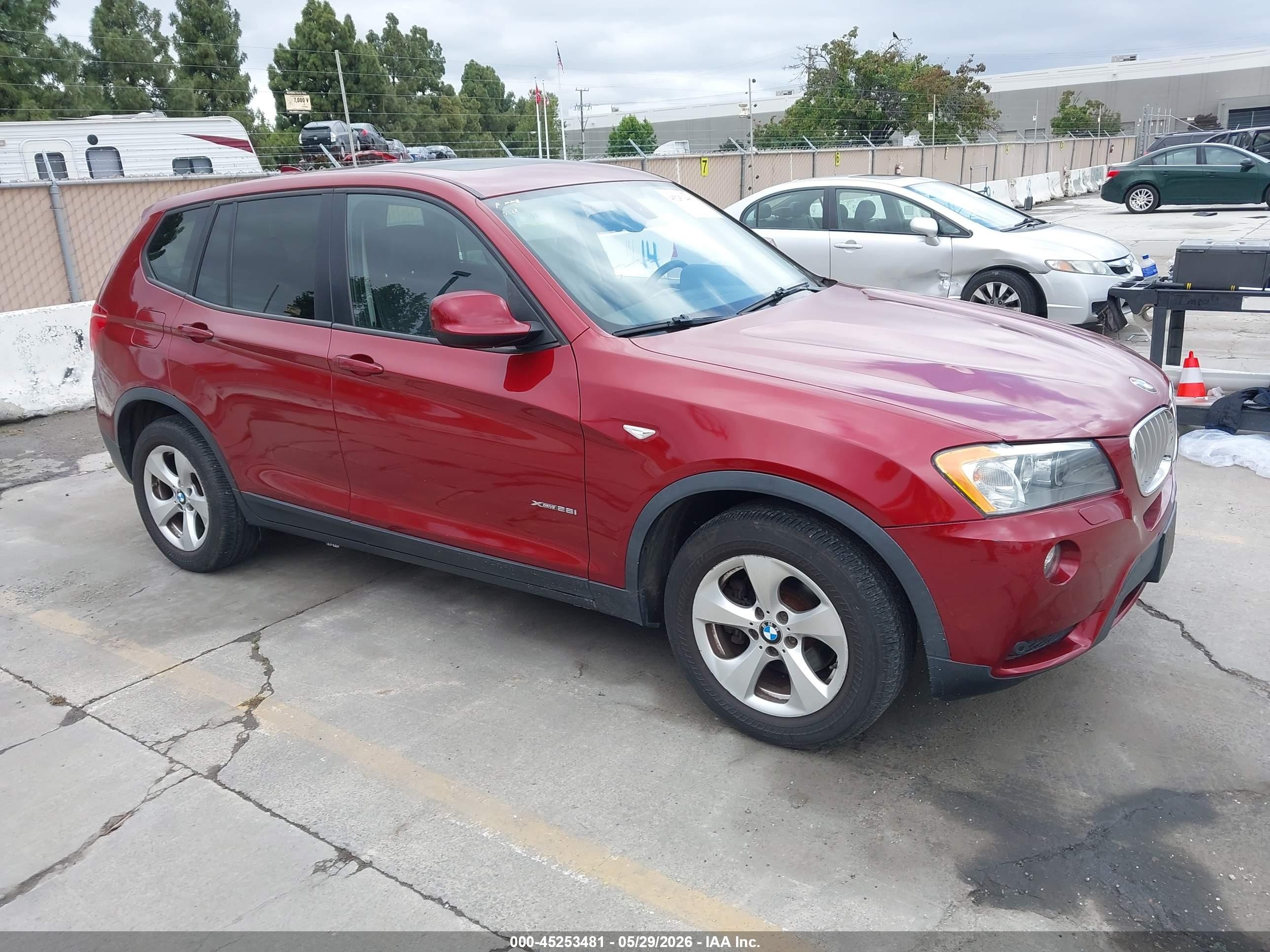 2012 BMW X3 28i, VIN 5UXWX5C54CL723247 — Обычный износ