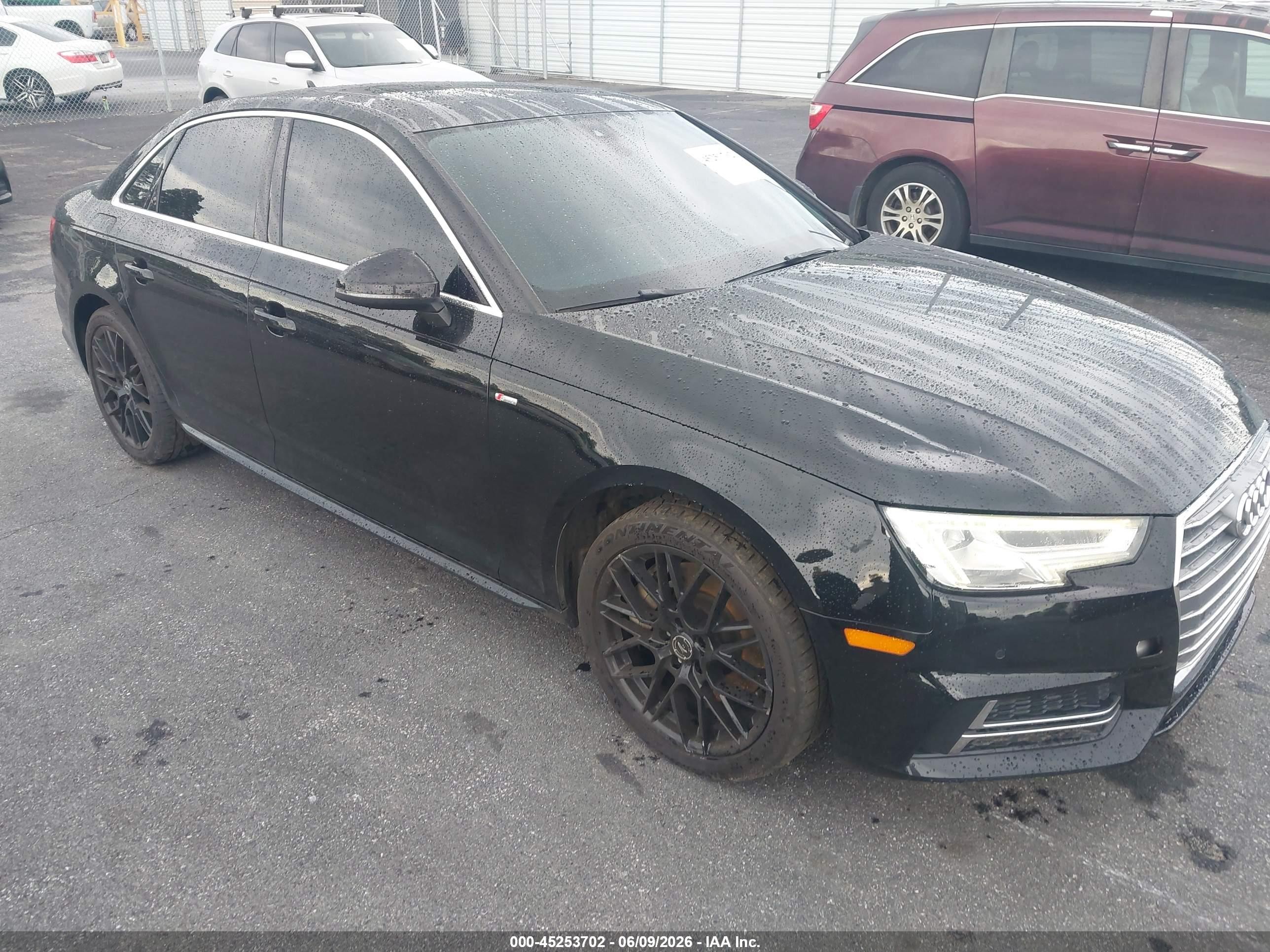 2017 Audi A4 Premium Plus, VIN WAUENAF43HN004739 — Repossession