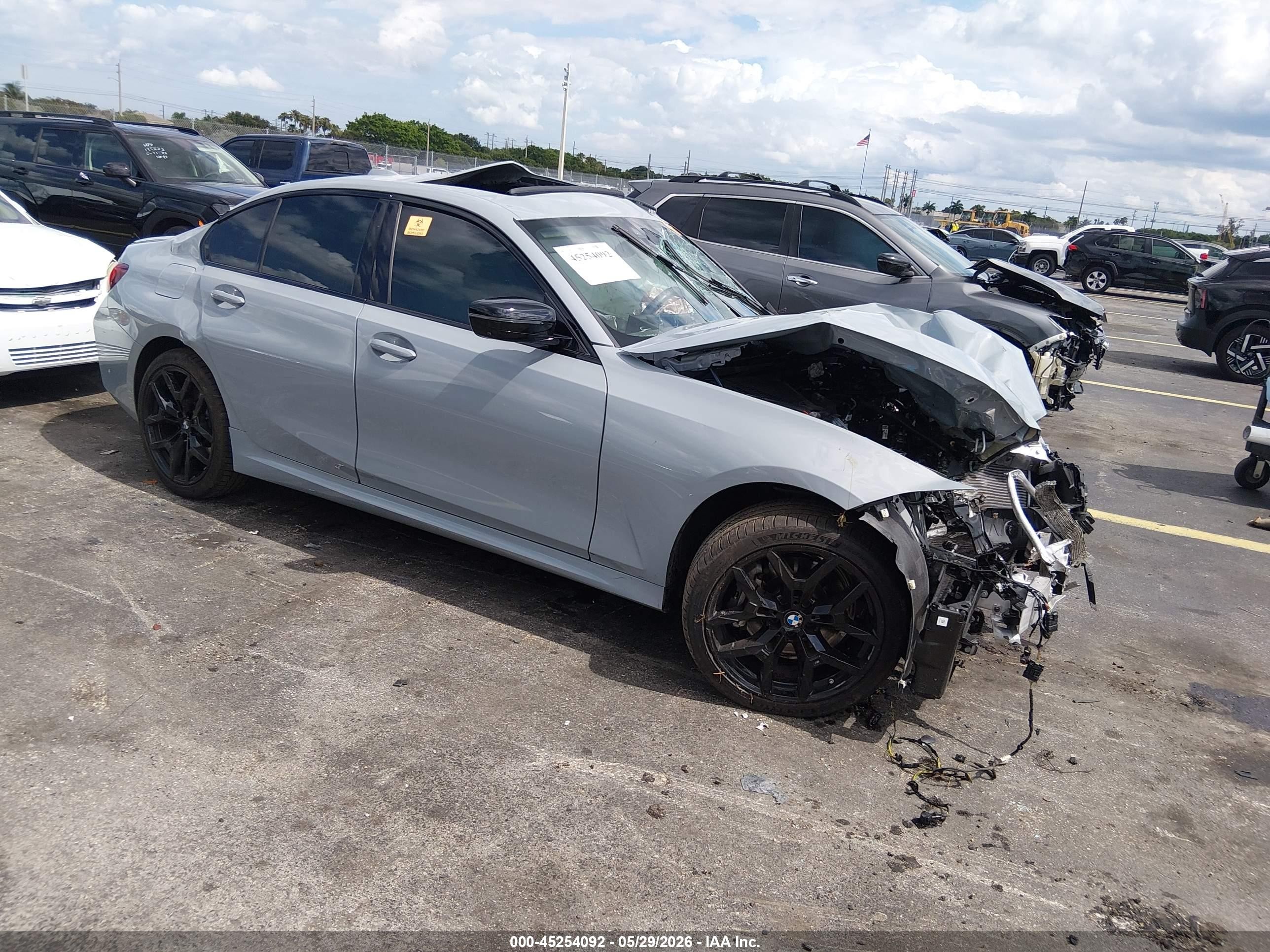 2025 BMW 3 Series 330i, VIN 3MW69CW07S8F10487 — Biohazard / chemical