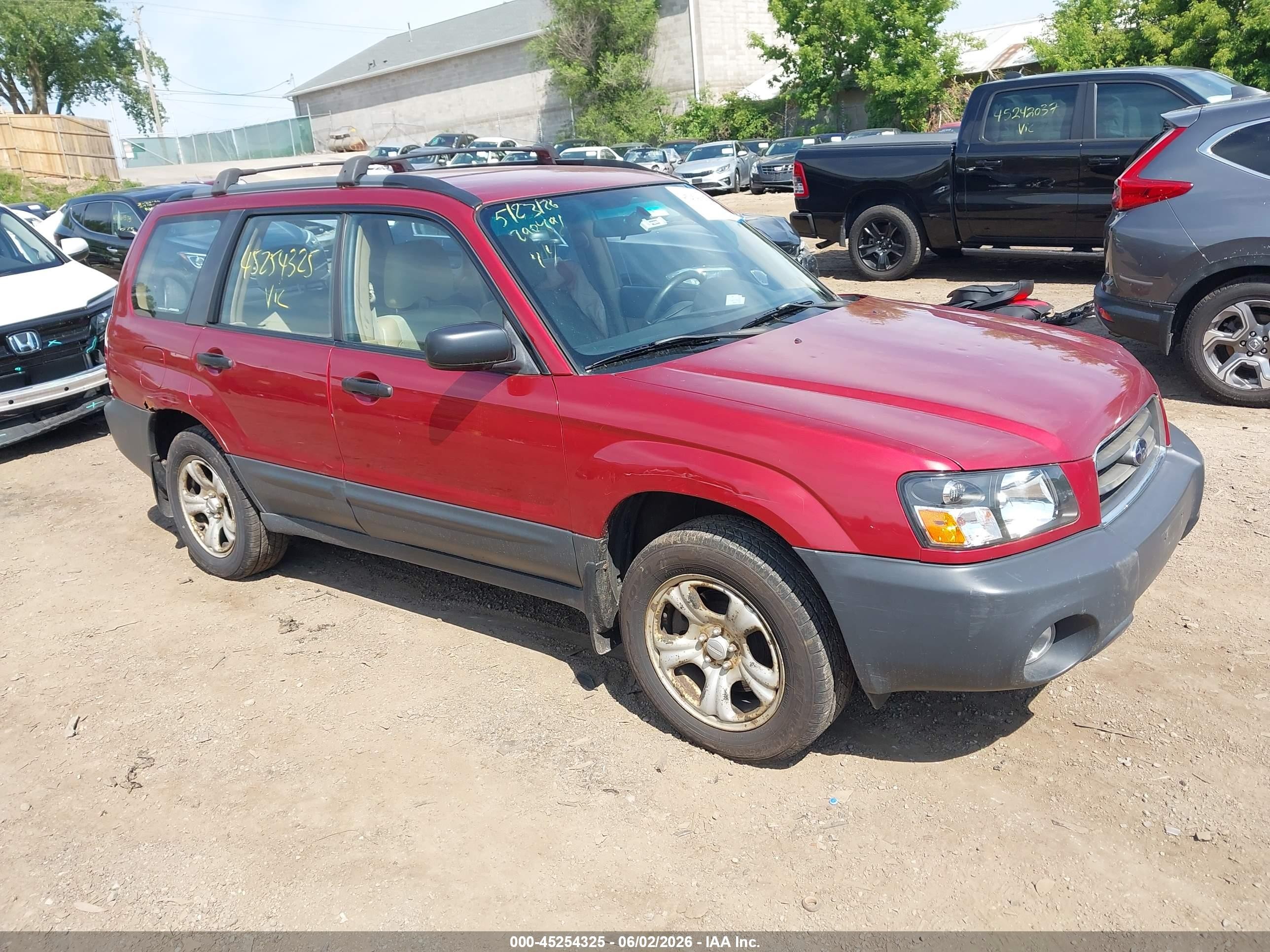 2005 Subaru Forester X, VIN JF1SG636X5H737387 — Side