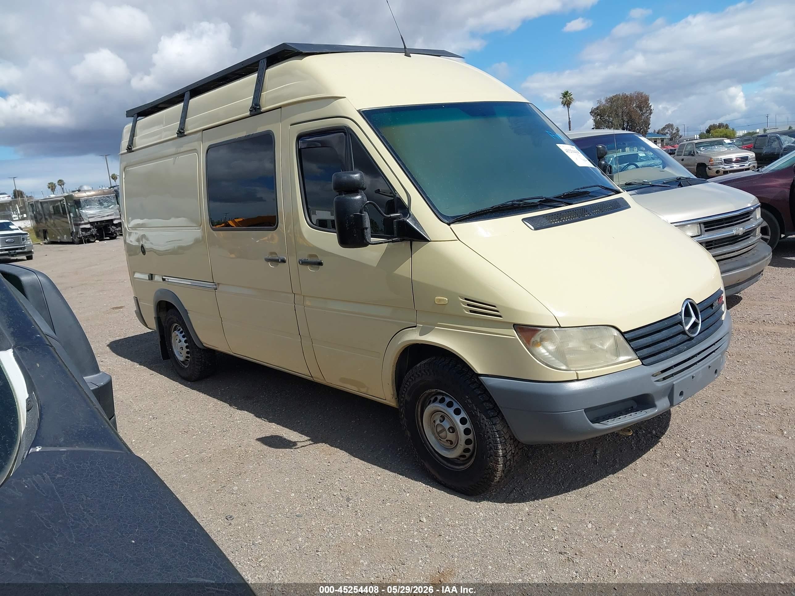 2004 Dodge Sprinter, VIN WD2PD644445659516 — Interior fire