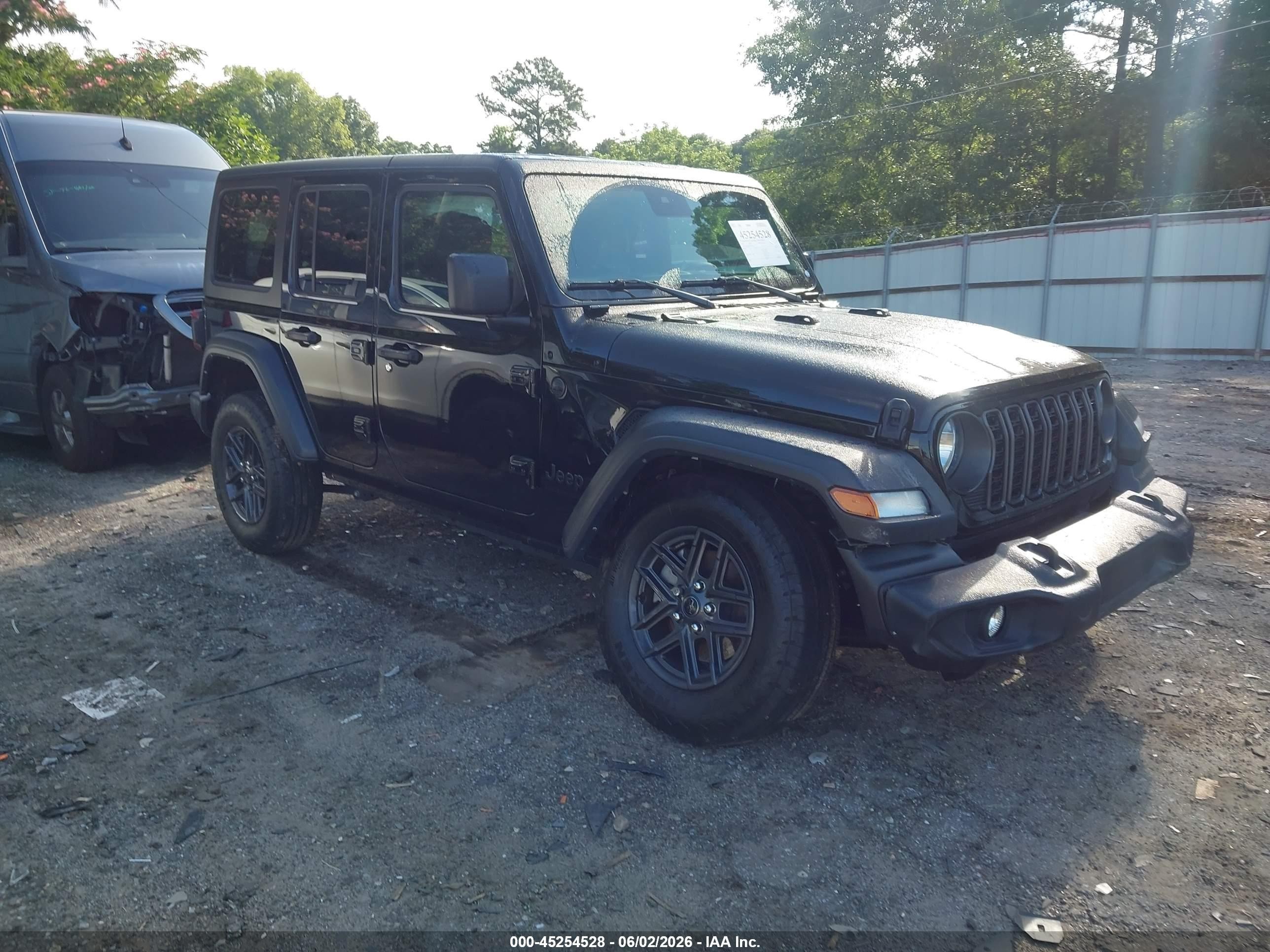 2024 Jeep Wrangler Willys, VIN 1C4PJXDN9RW104197 — Front end
