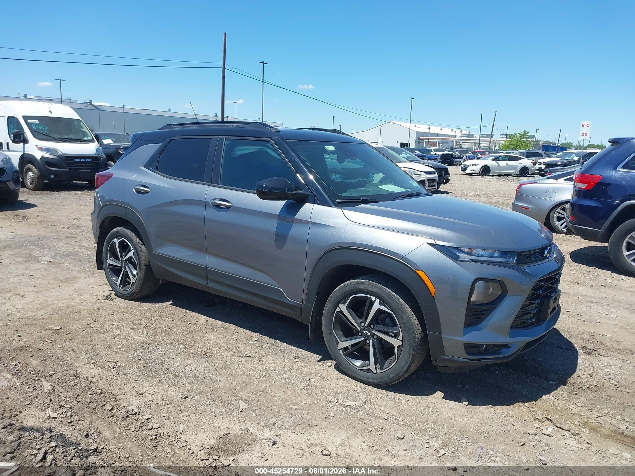 2022 Chevrolet TrailBlazer RS, VIN KL79MUSL0NB020803 — Side