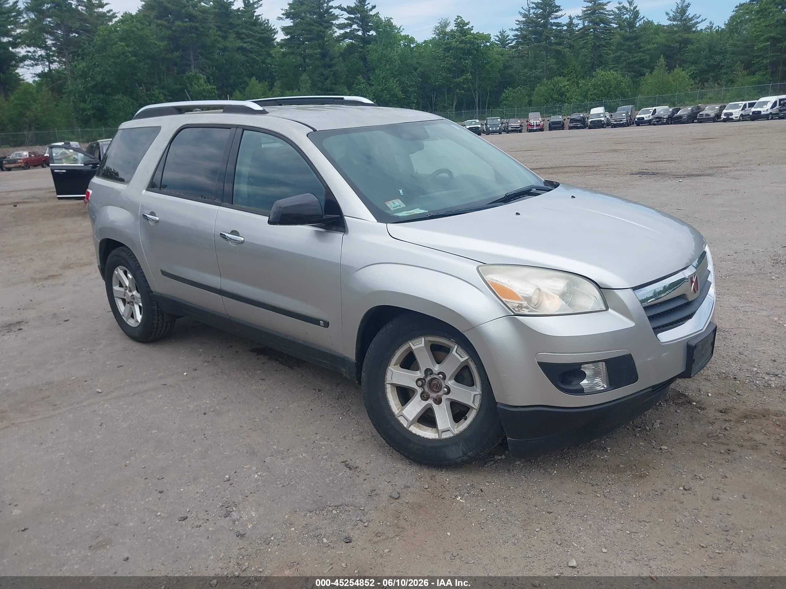 2007 Saturn Outlook XE, VIN 5GZEV13787J125546 — Днище