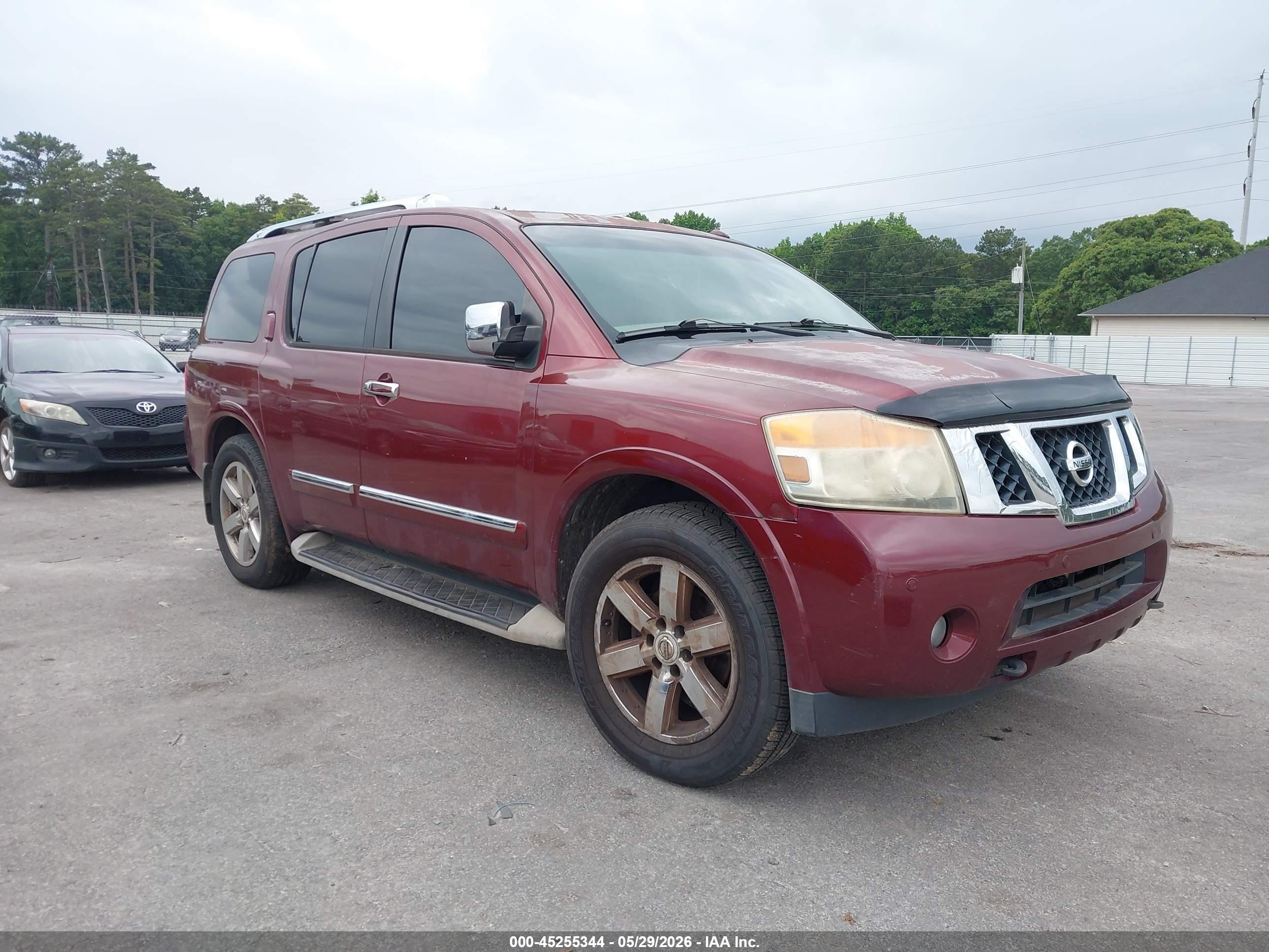 2011 Nissan Armada Platinum, VIN 5N1BA0NF9BN608393 — Biohazard / chemical