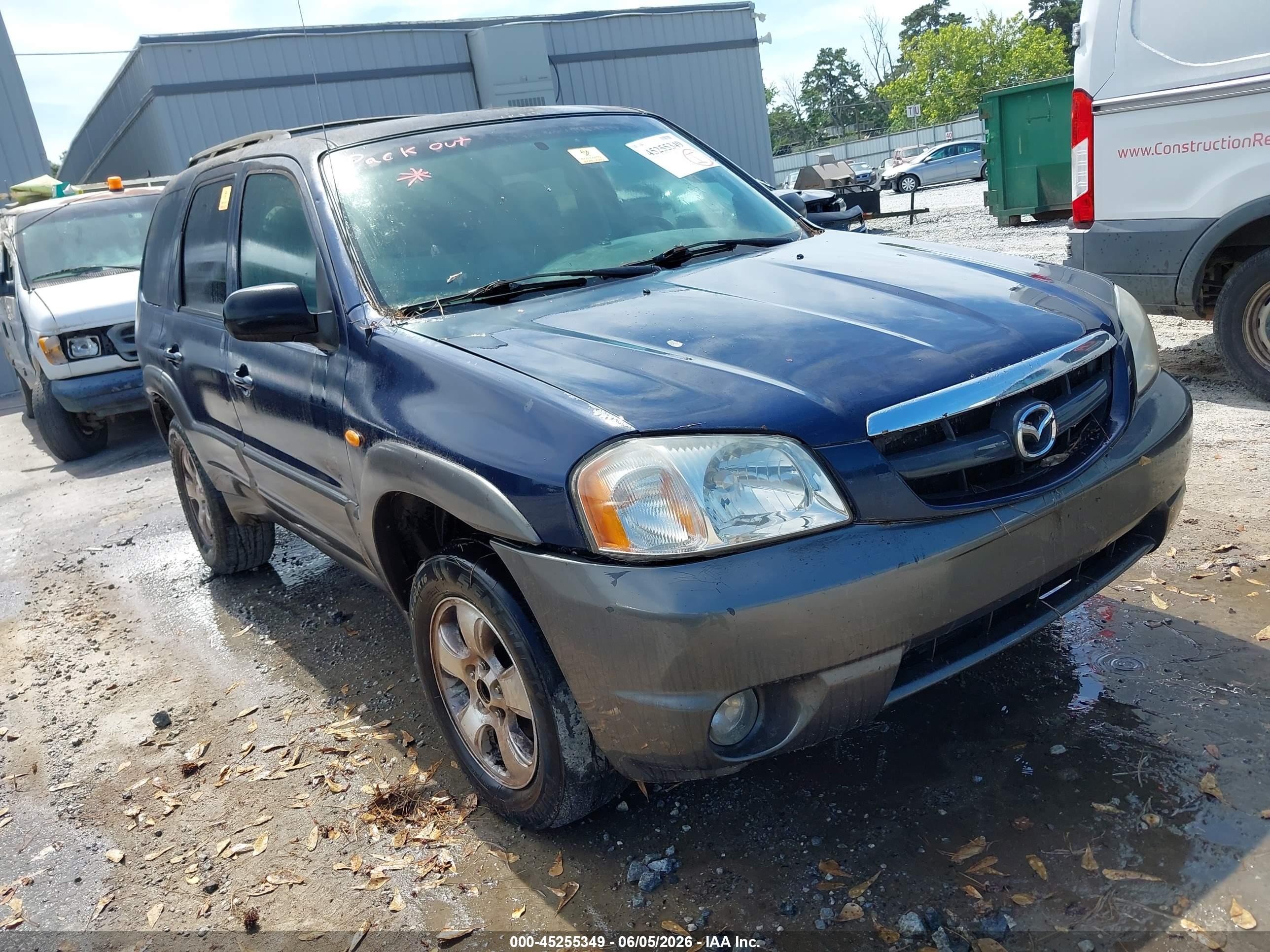2003 Mazda Tribute ES, VIN 4F2CZ06103KM11619 — Биологическое загрязнение