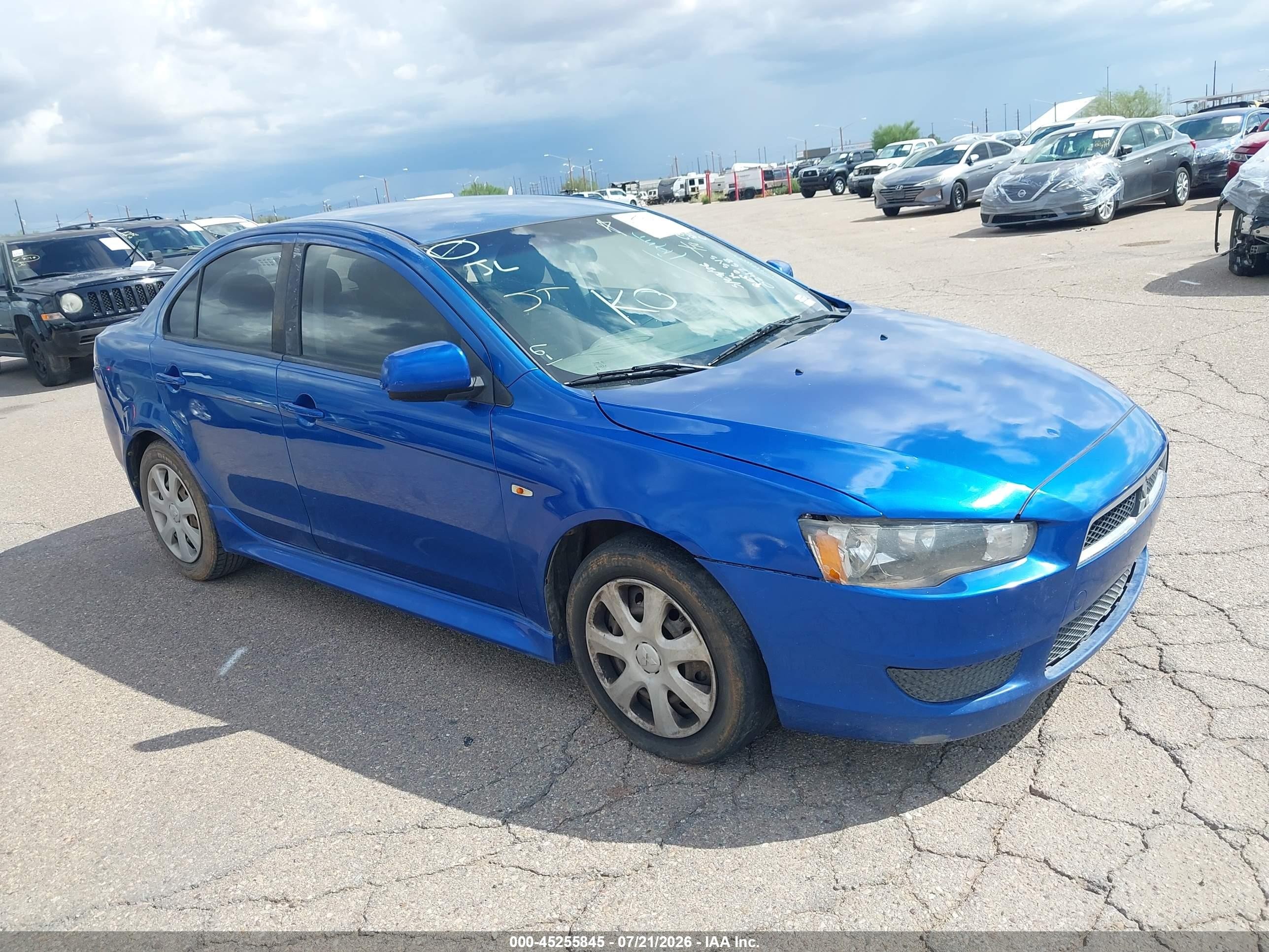 2012 Mitsubishi Lancer ES, VIN JA32U2FU8CU024268 — Rear end